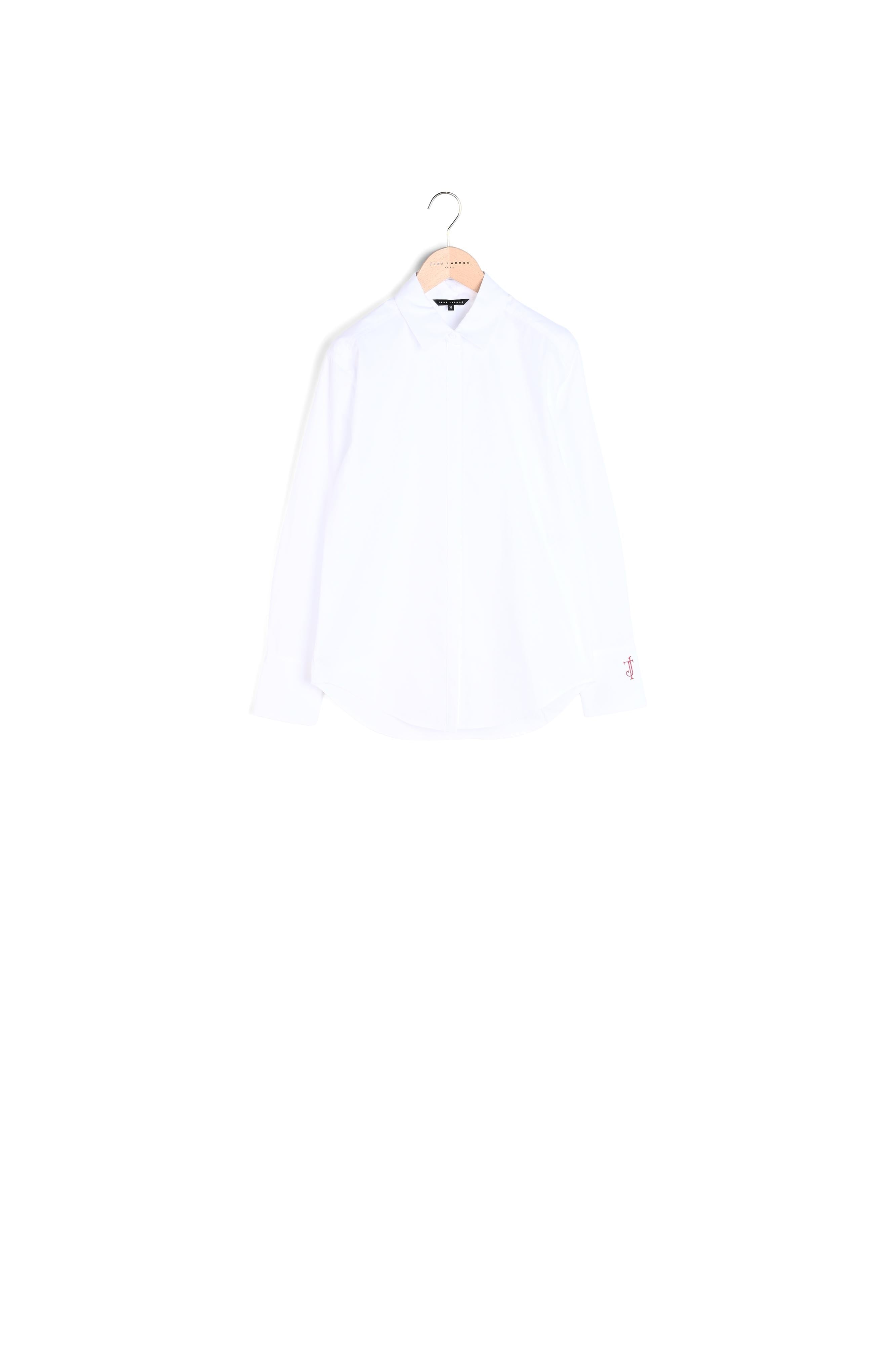 Chemise Taz blanche en popeline de coton Faume - seconde main