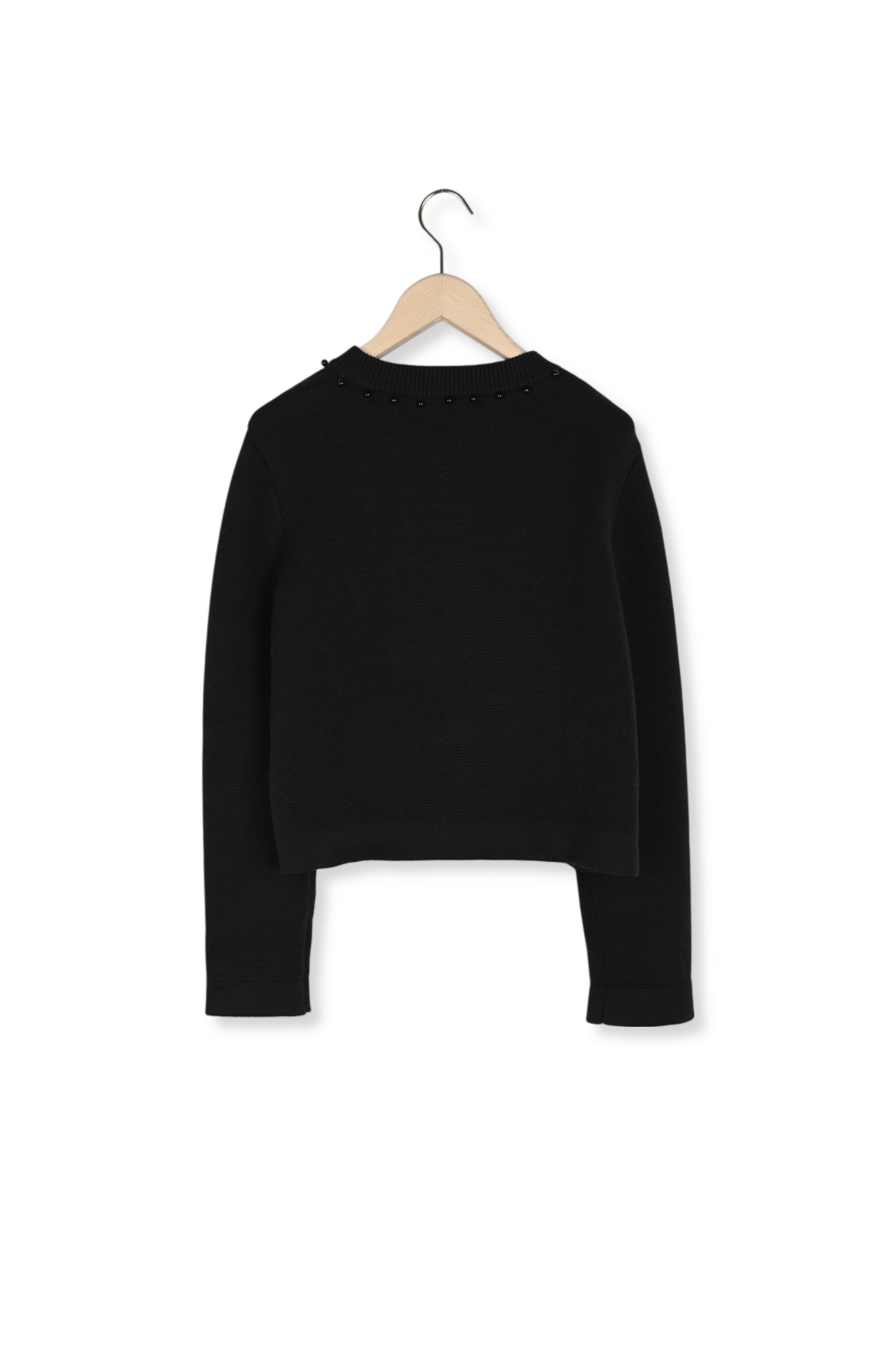 Gilet noir en maille Guetty Faume - seconde main