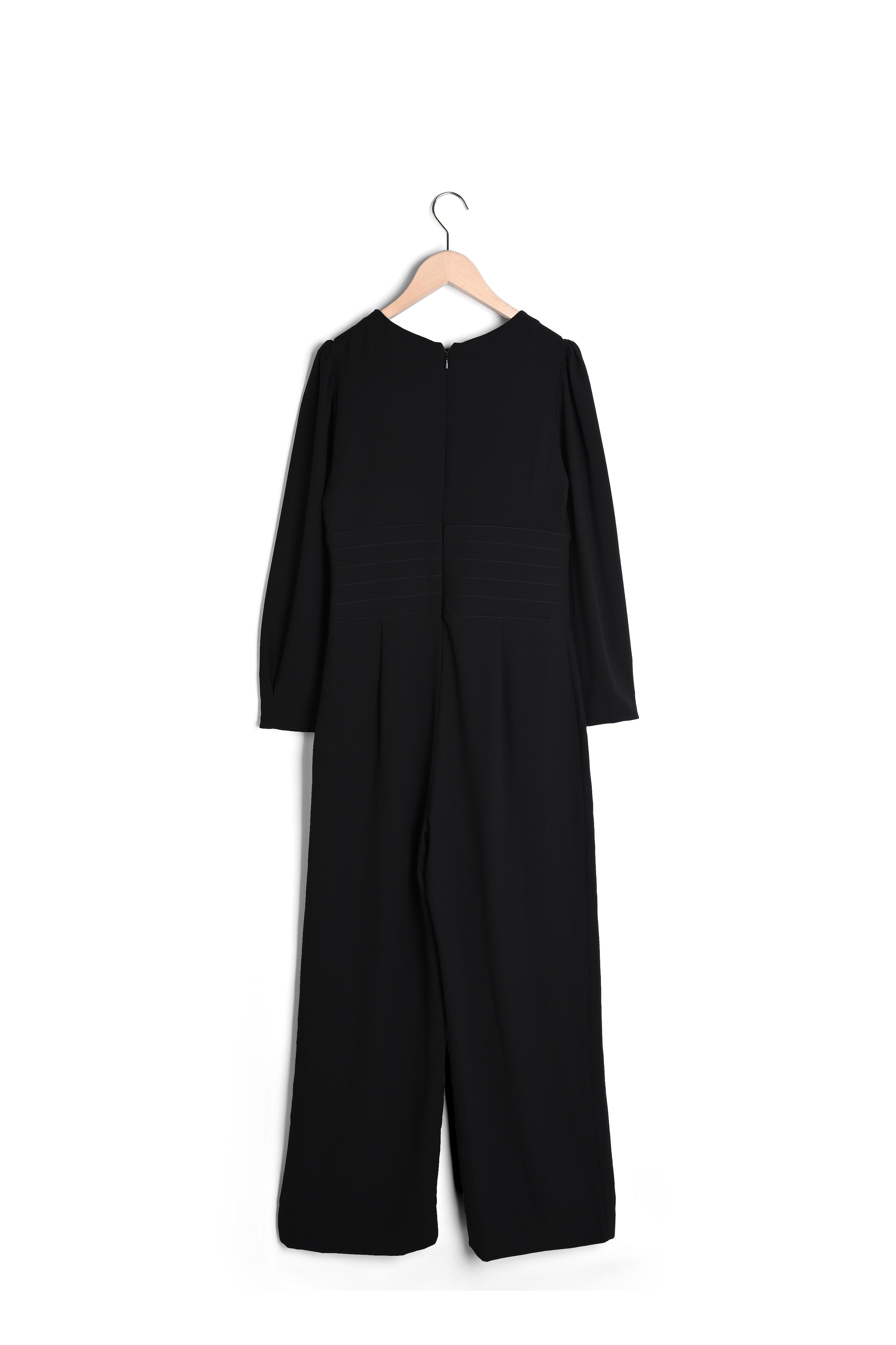 Combinaison Cleo noire en crêpe Faume - seconde main