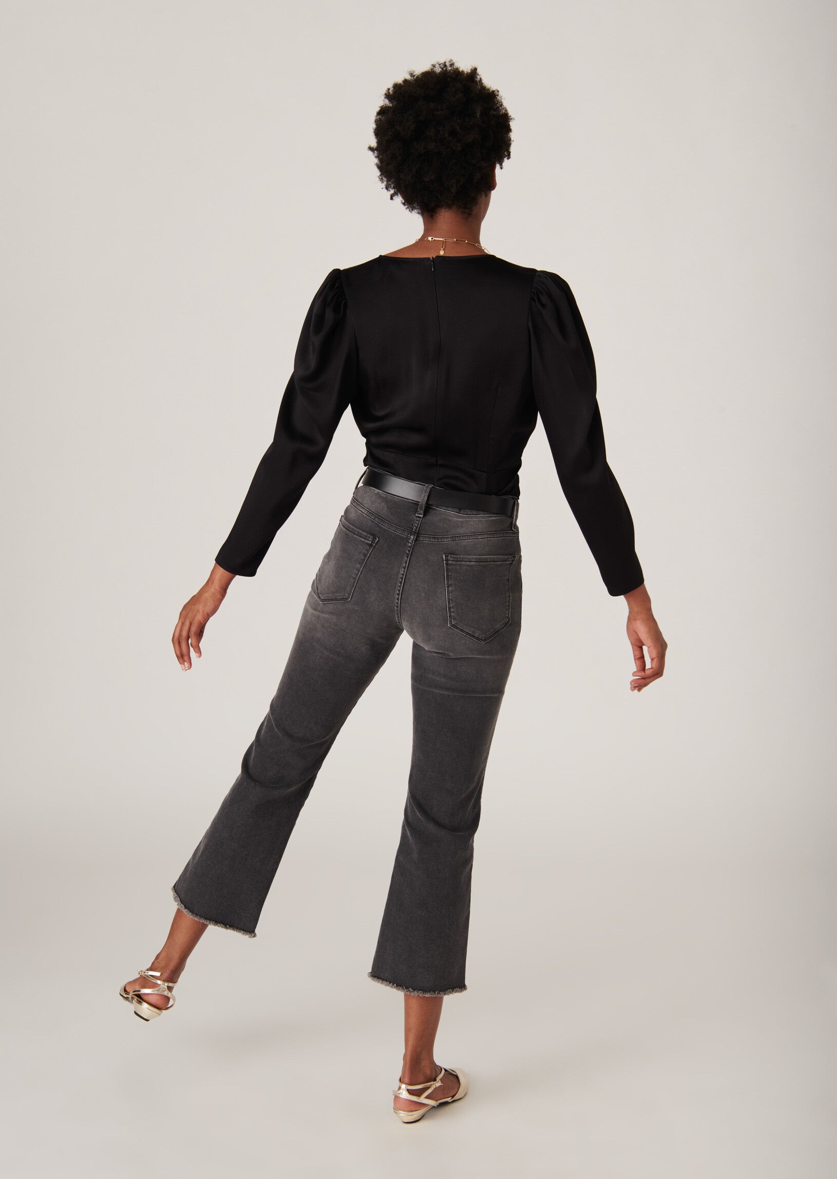 Jean droit Philip gris fumé Faume - seconde main