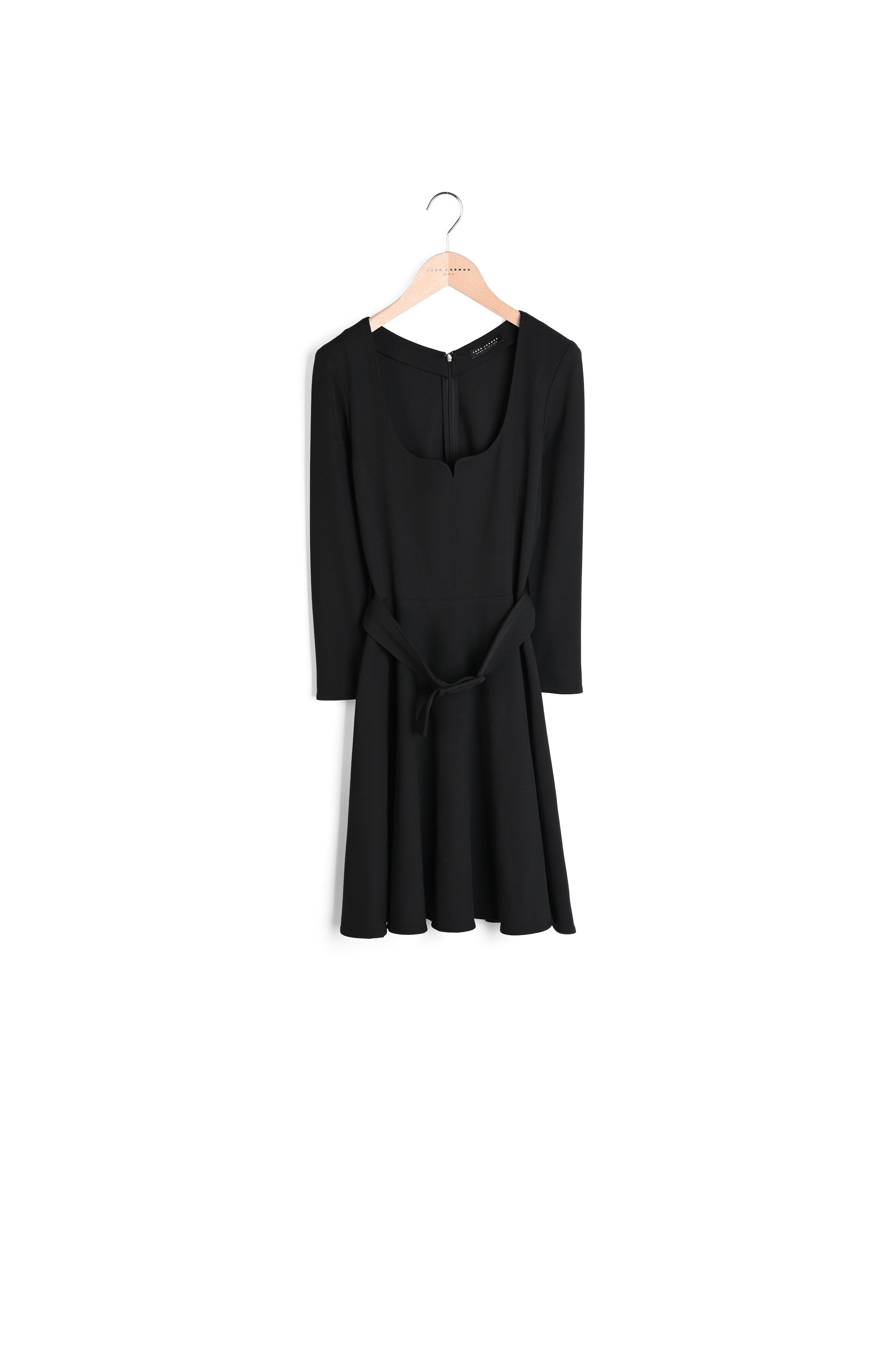 Robe Ruoka noire en toile stretch Faume - seconde main
