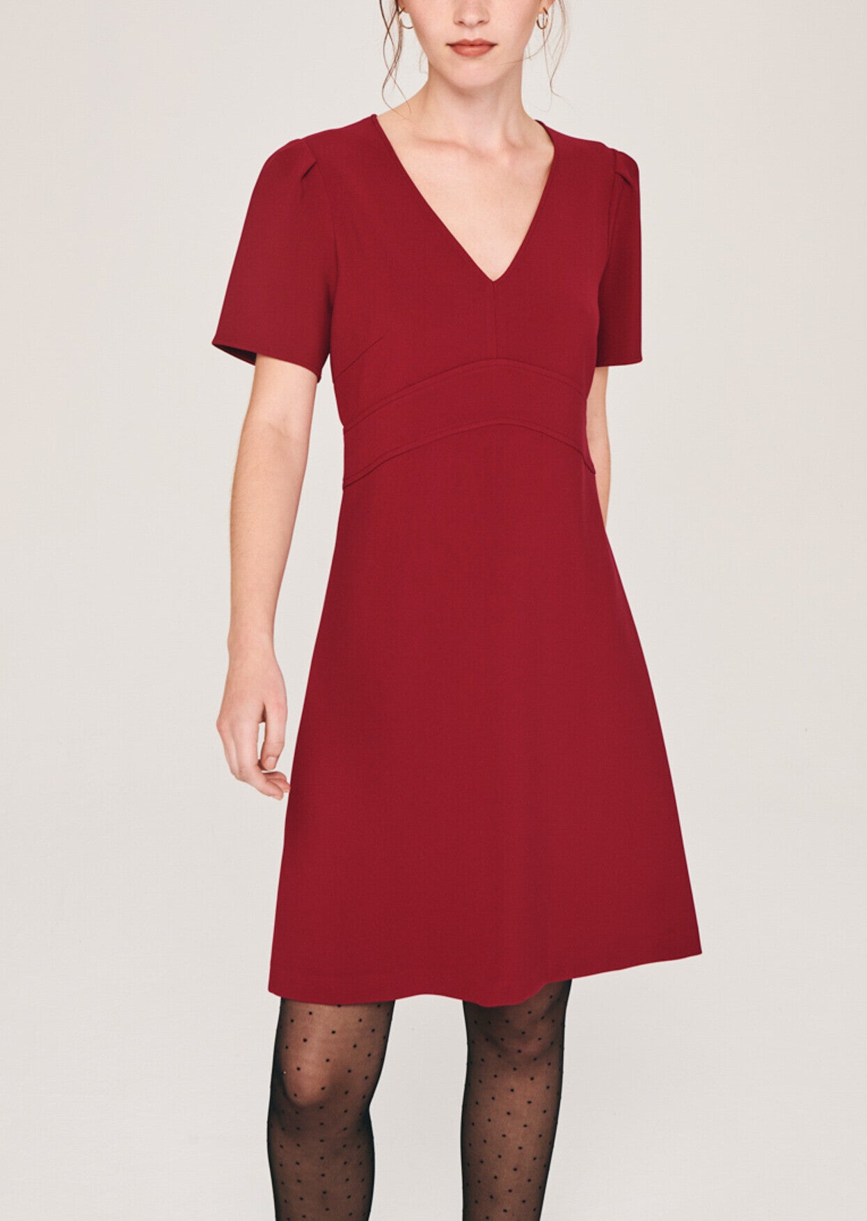 Robe courte rose en toile double Faume - seconde main