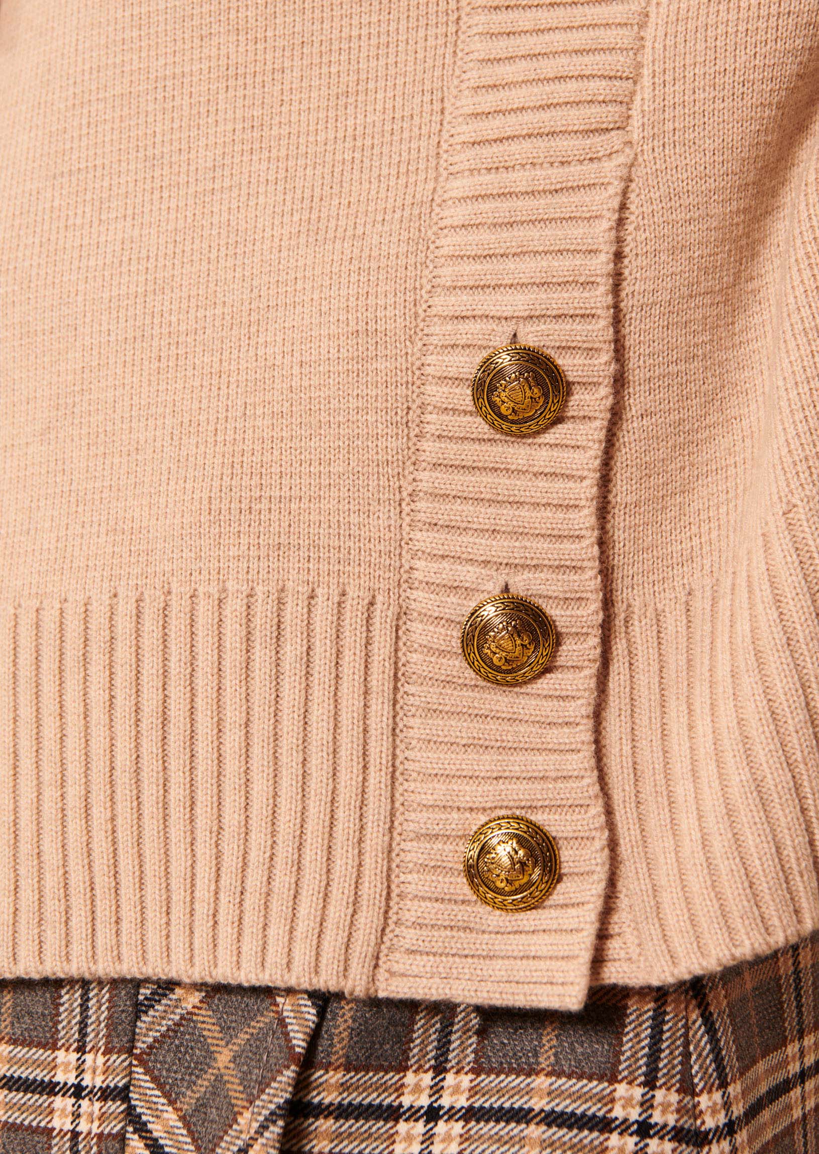 Pull Promesse beige en laine Faume - seconde main