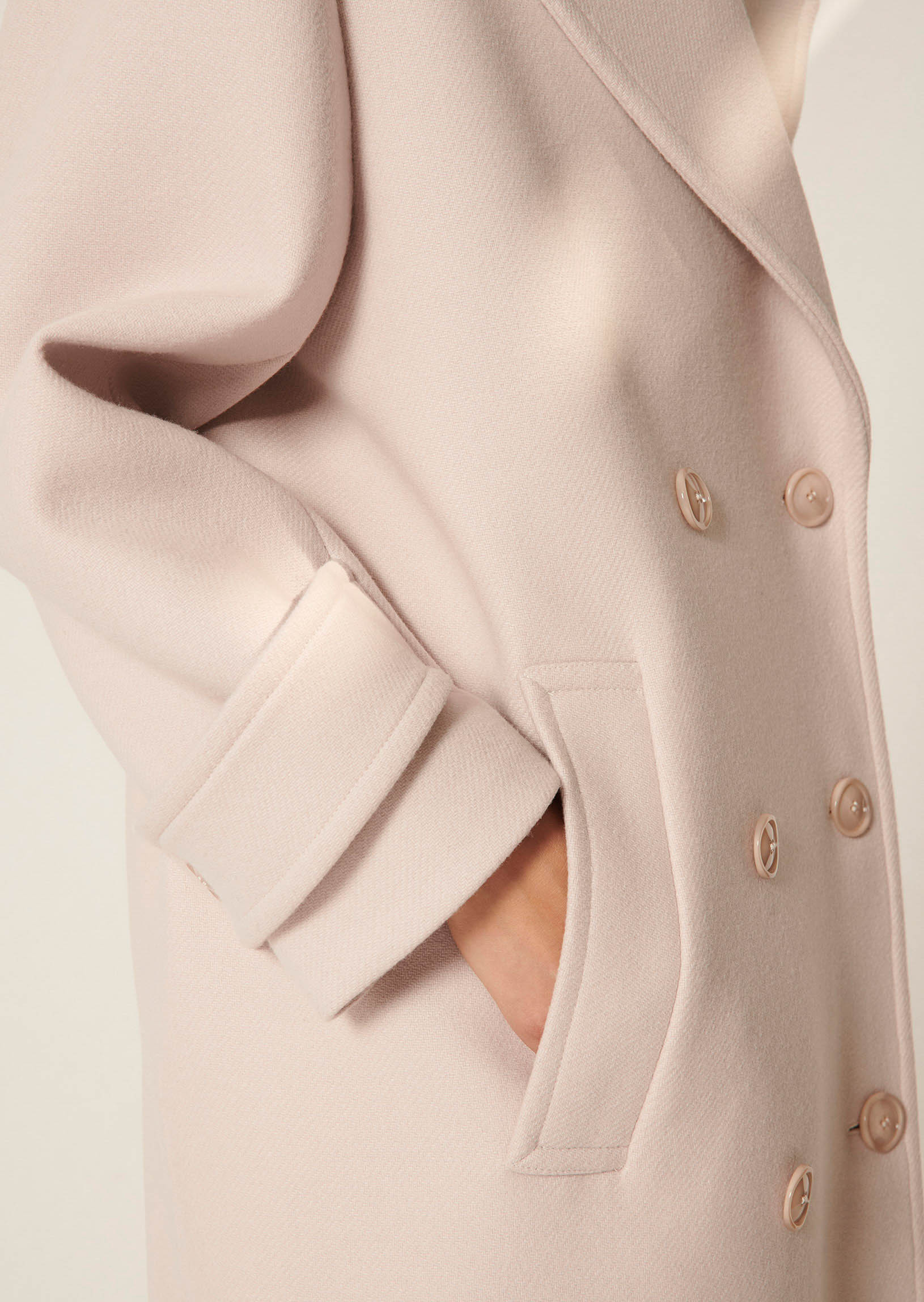 Manteau Maxime écru en laine Faume - seconde main