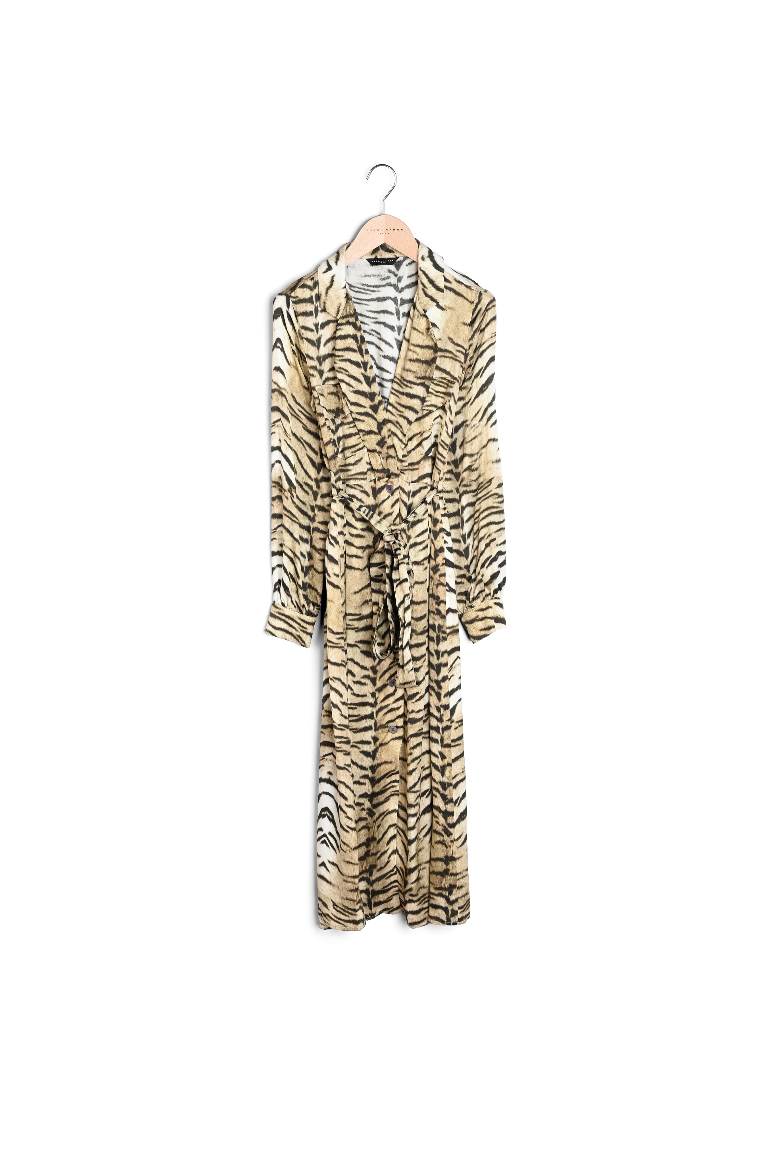 Robe Ruxy beige imprimé zèbre Faume - seconde main