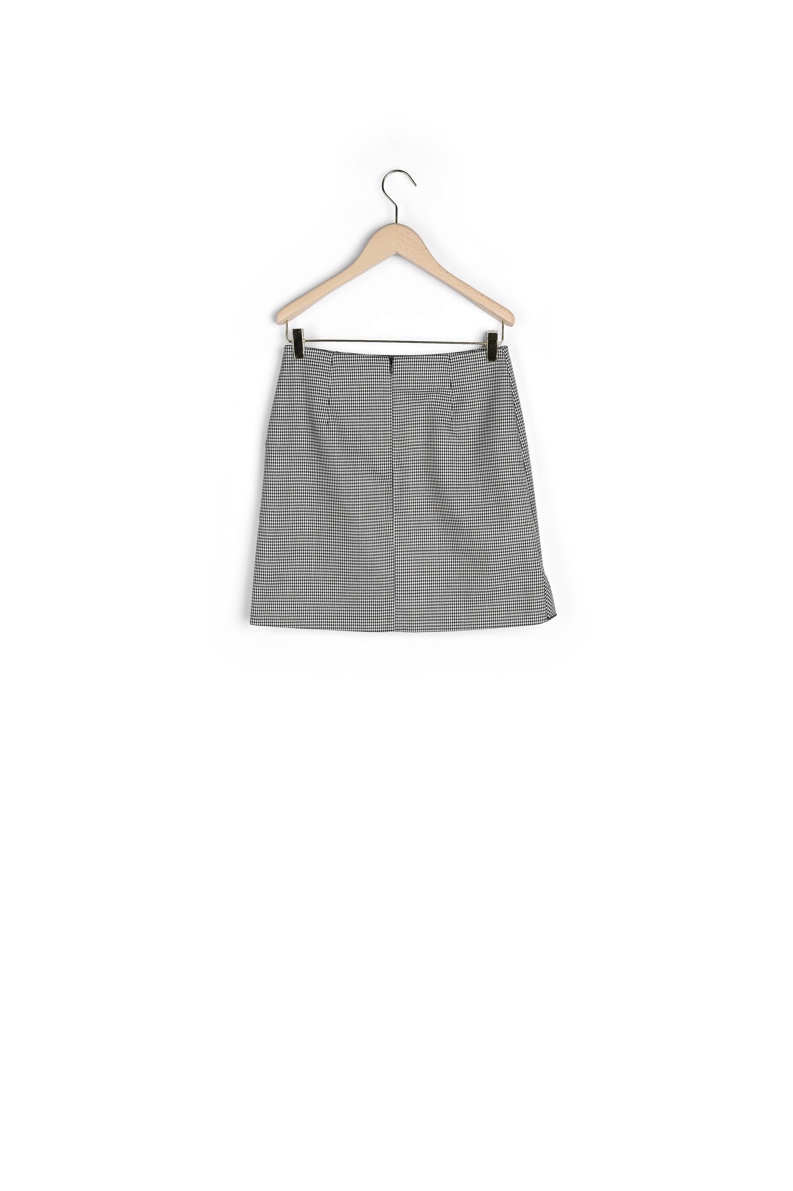 Jupe écrue carreau York technique à volants Faume - seconde main