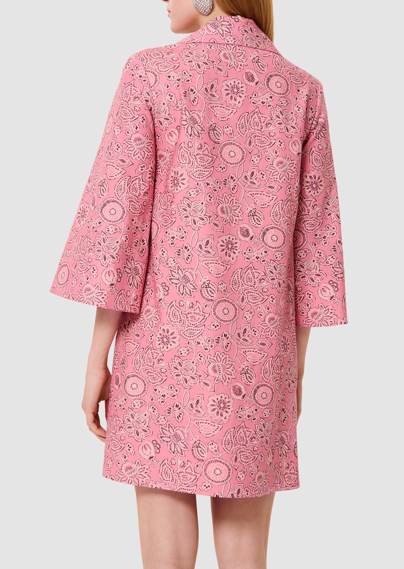 Robe rose imprimé bandana Ross Faume - seconde main