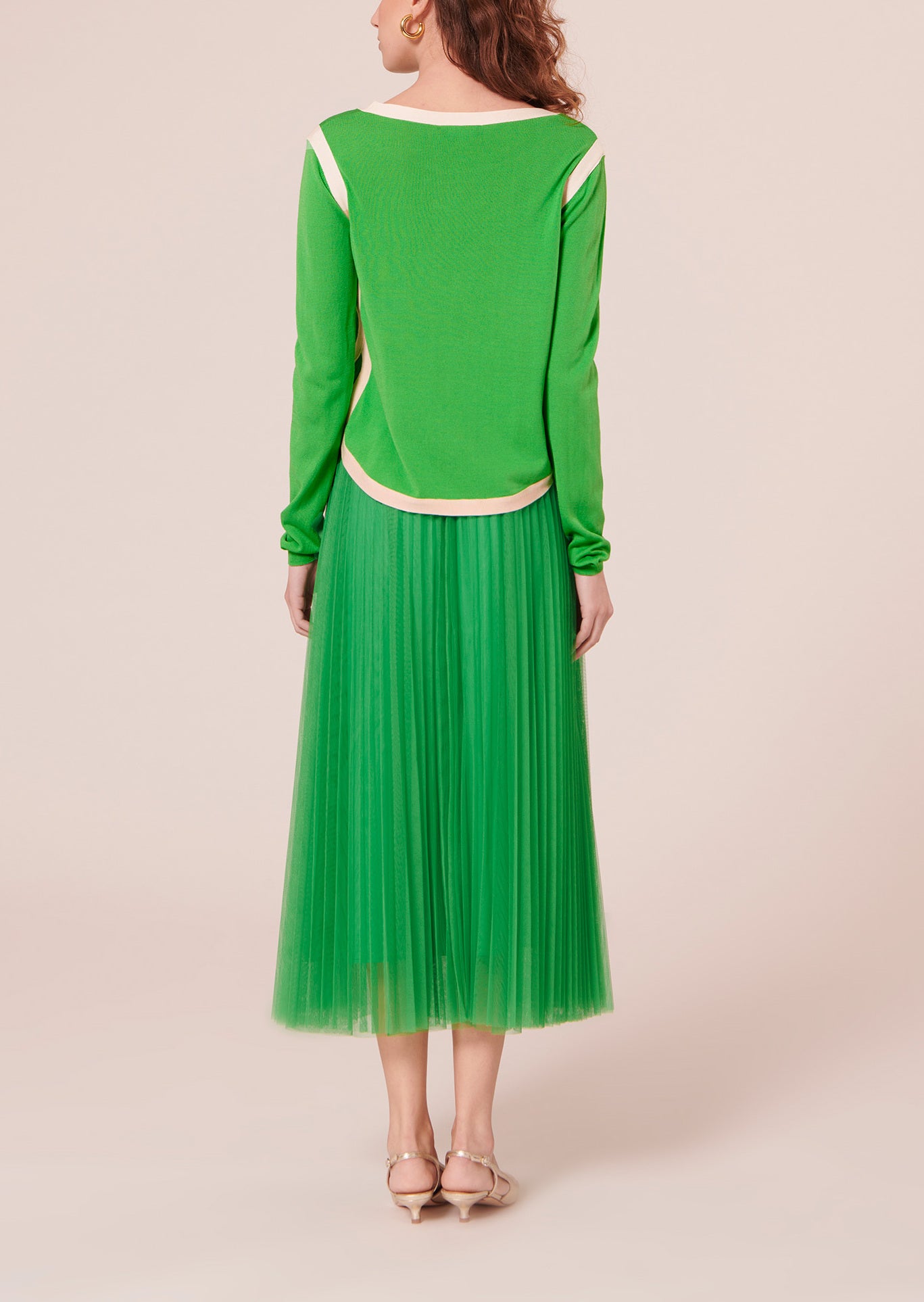 Pull Ponama vert en coton Faume - seconde main