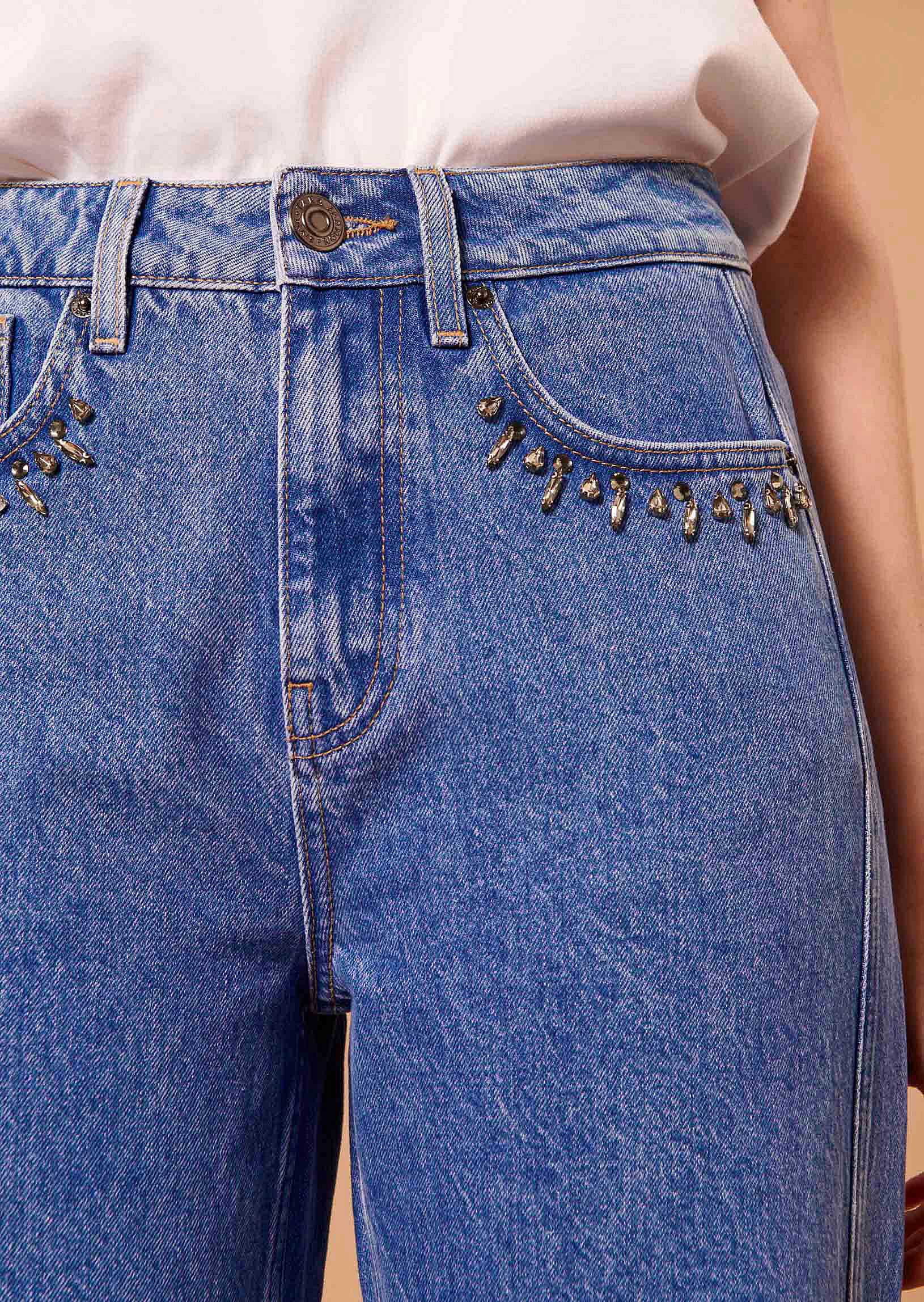 Jean Julio bleu en denim Faume - seconde main