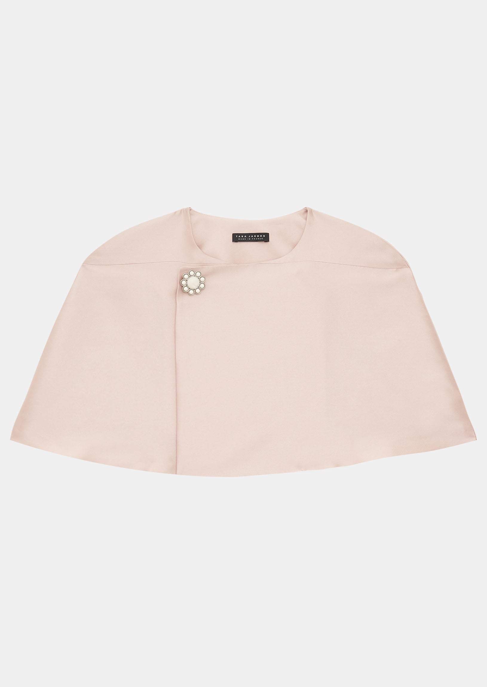 Cape Valeria nude en satin Faume - seconde main