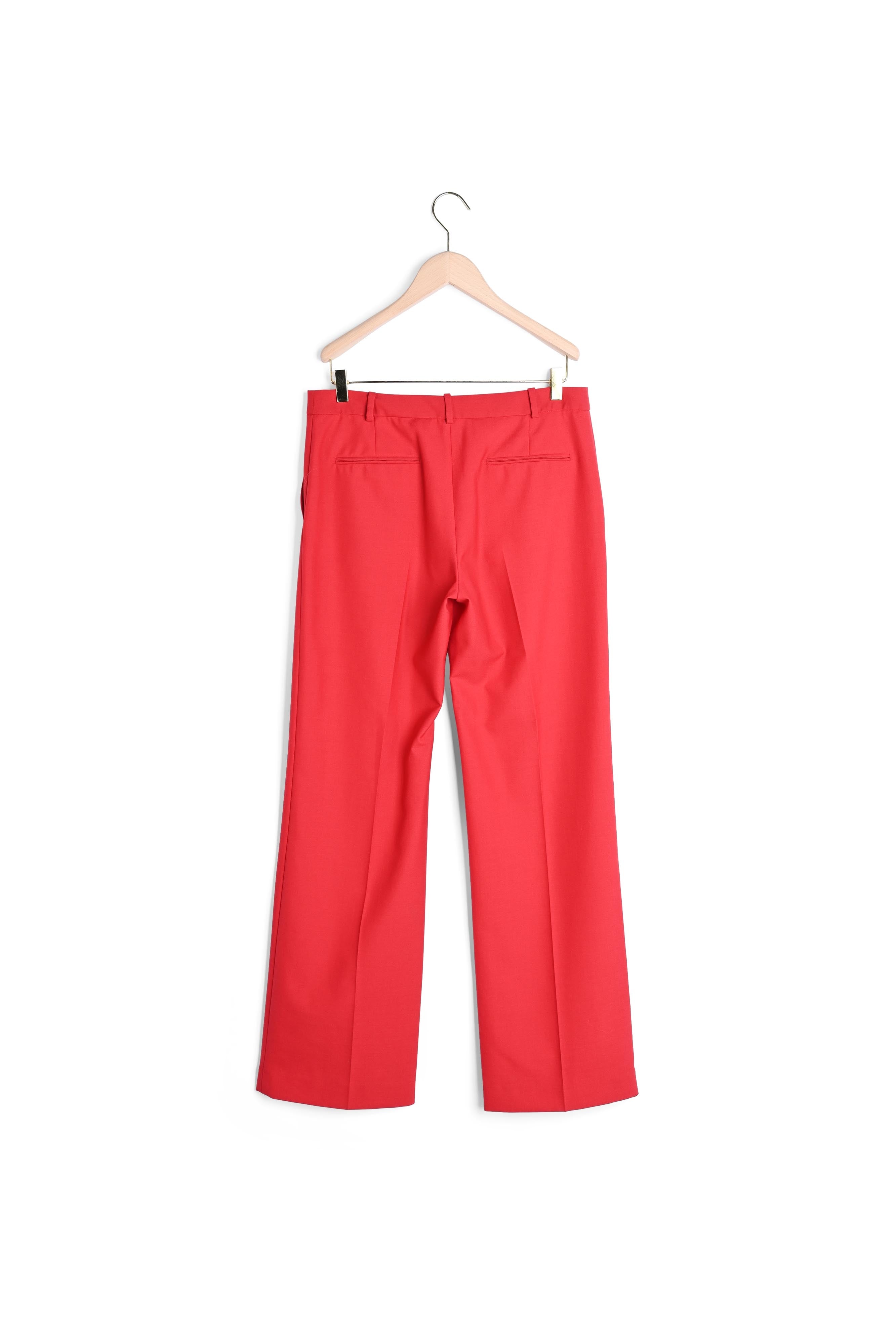 Pantalon Peter rouge en laine froide Faume - seconde main