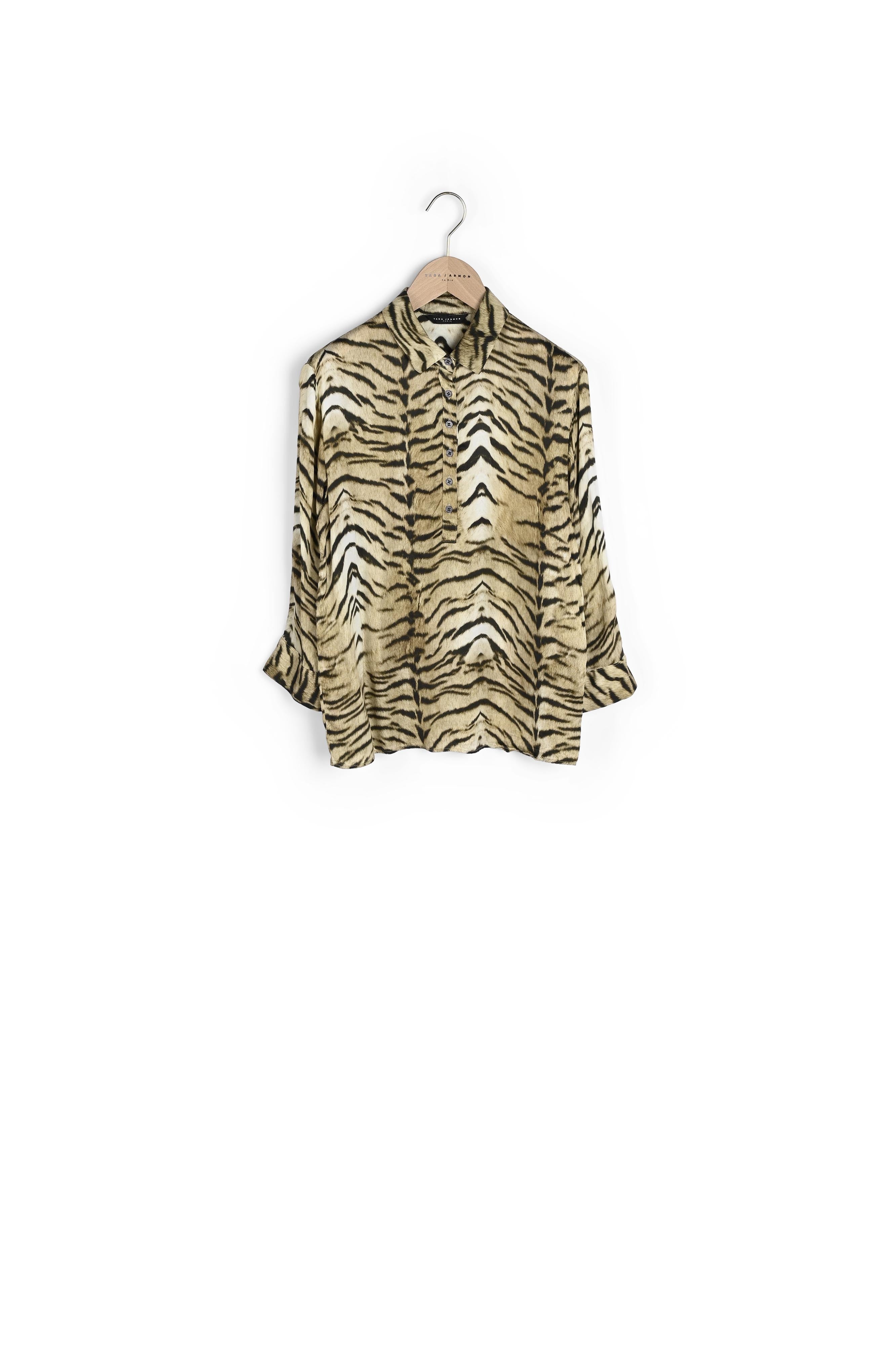 Top Takki beige imprimé zèbre Faume - seconde main