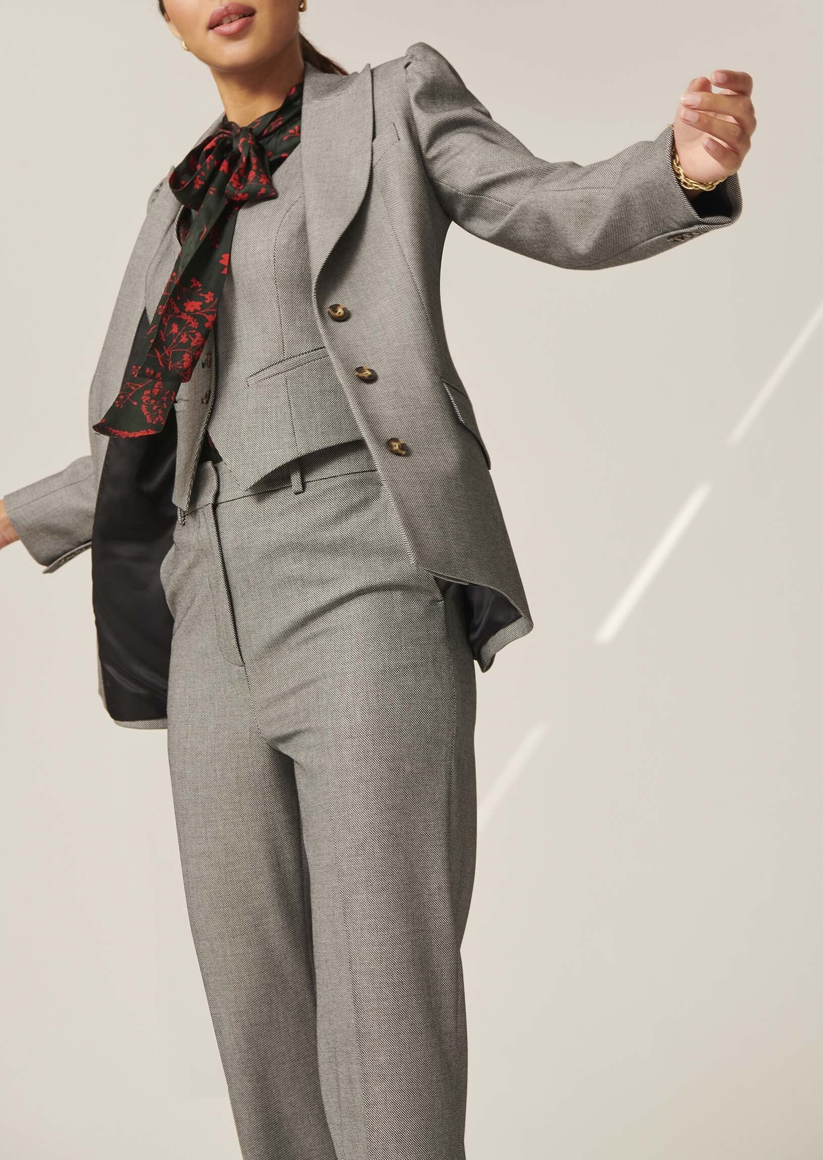 Veste Vita noire en tissu caviar Faume - seconde main