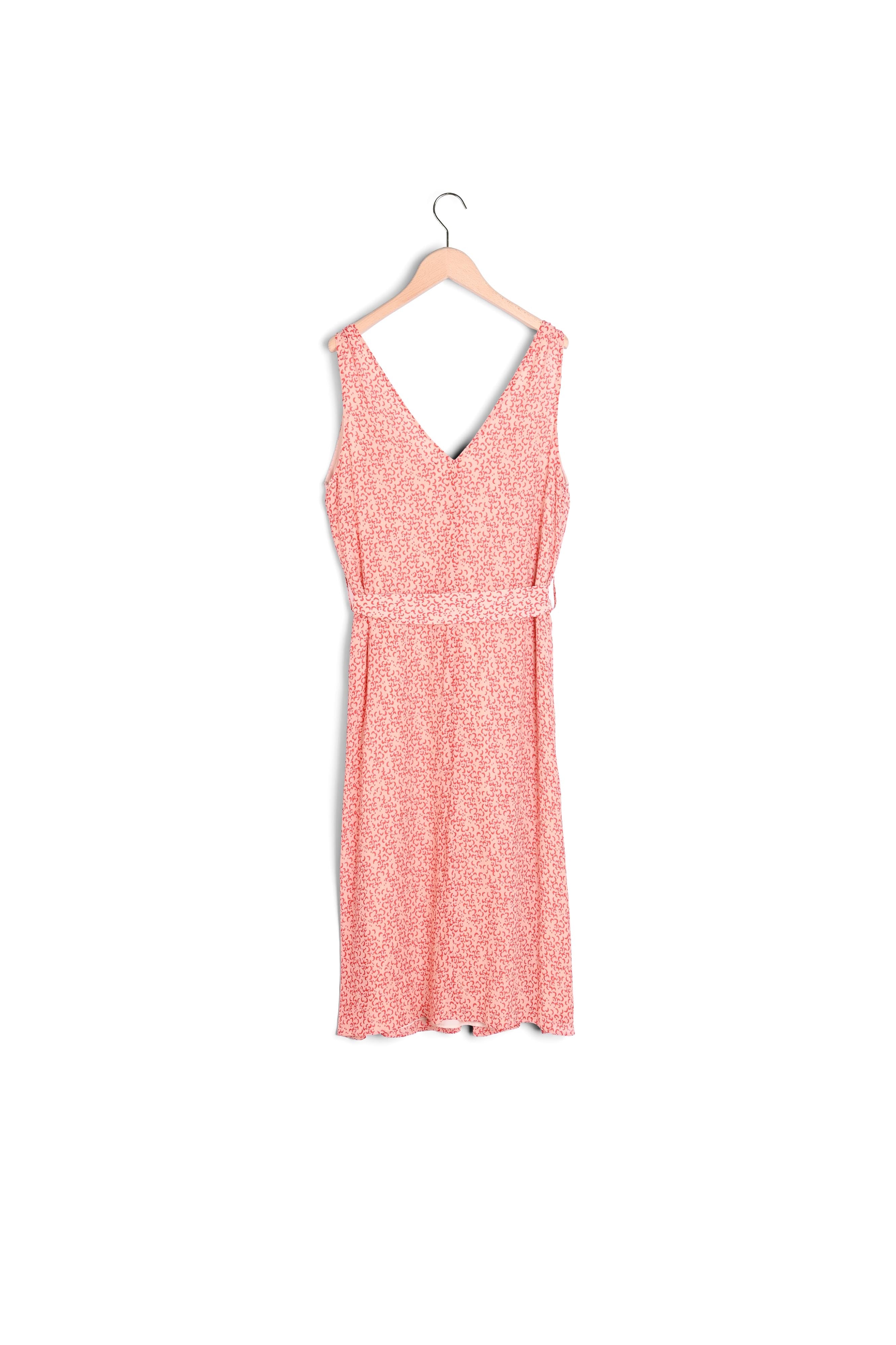 Robe champagne Raiha imprimé lunes rouges Faume - seconde main