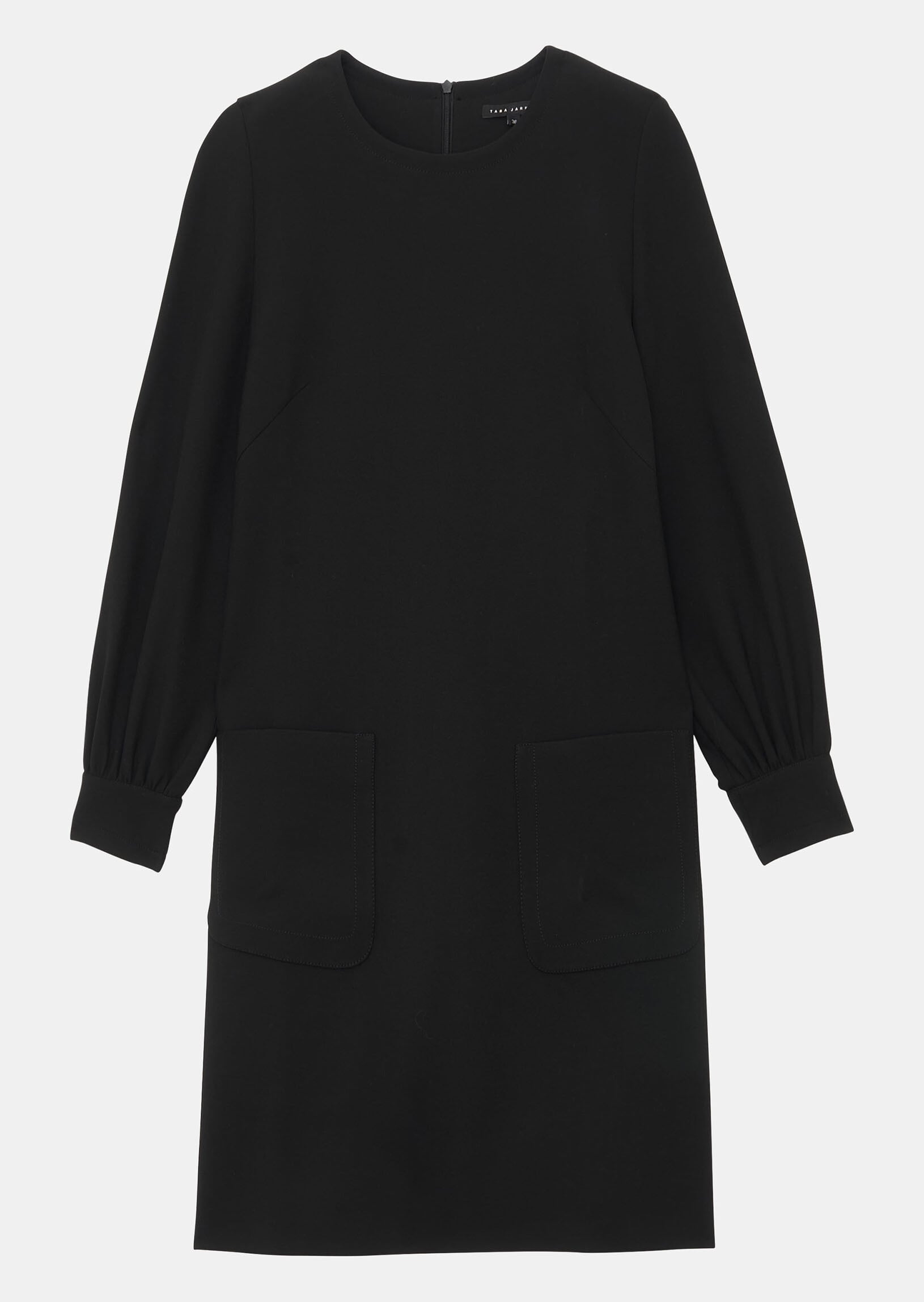 Robe Rose noir courte en crêpe Faume - seconde main