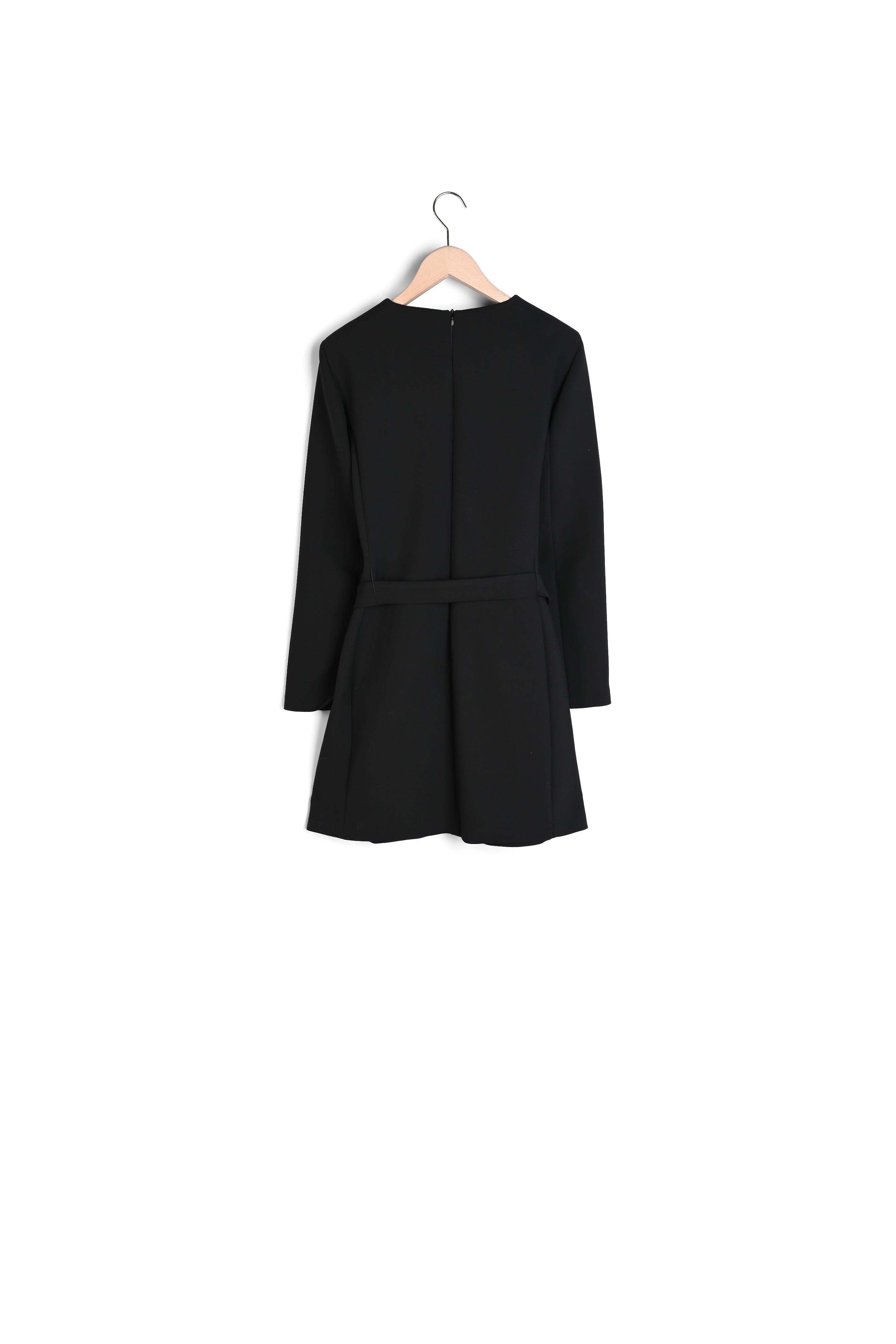 Robe Rubina en toile double noire Faume - seconde main