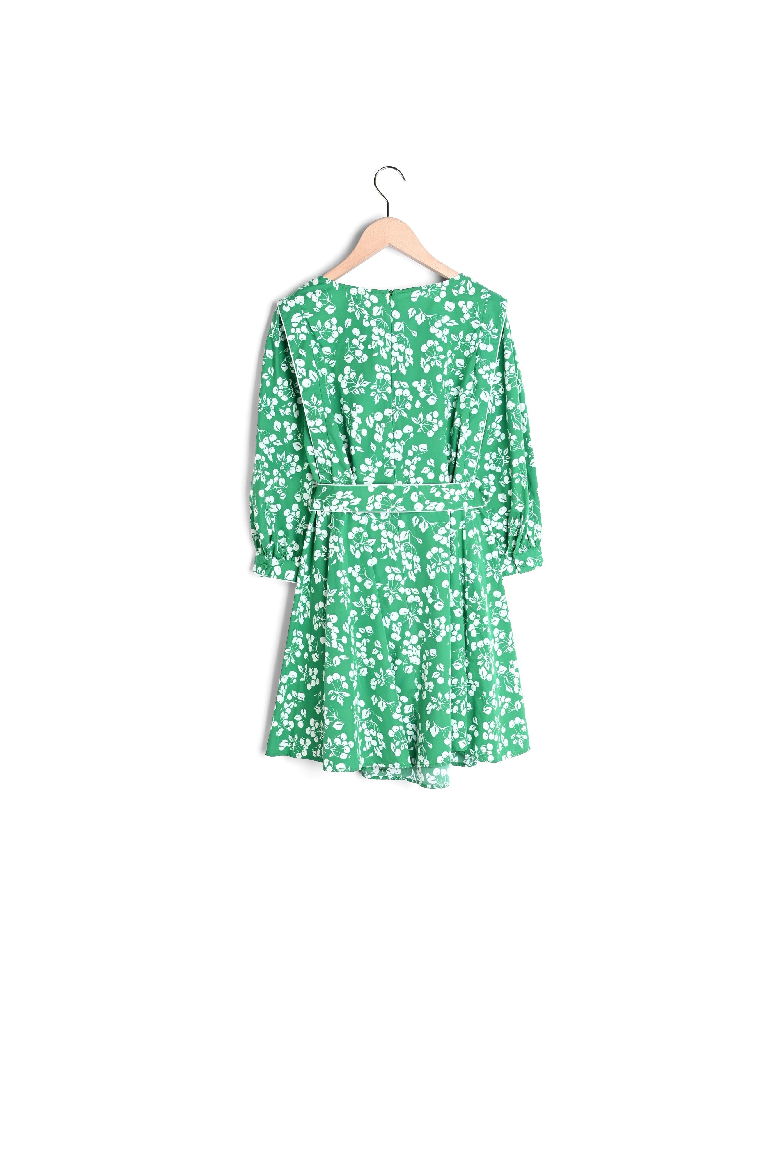 Robe Ravenna vert en coton Faume - seconde main