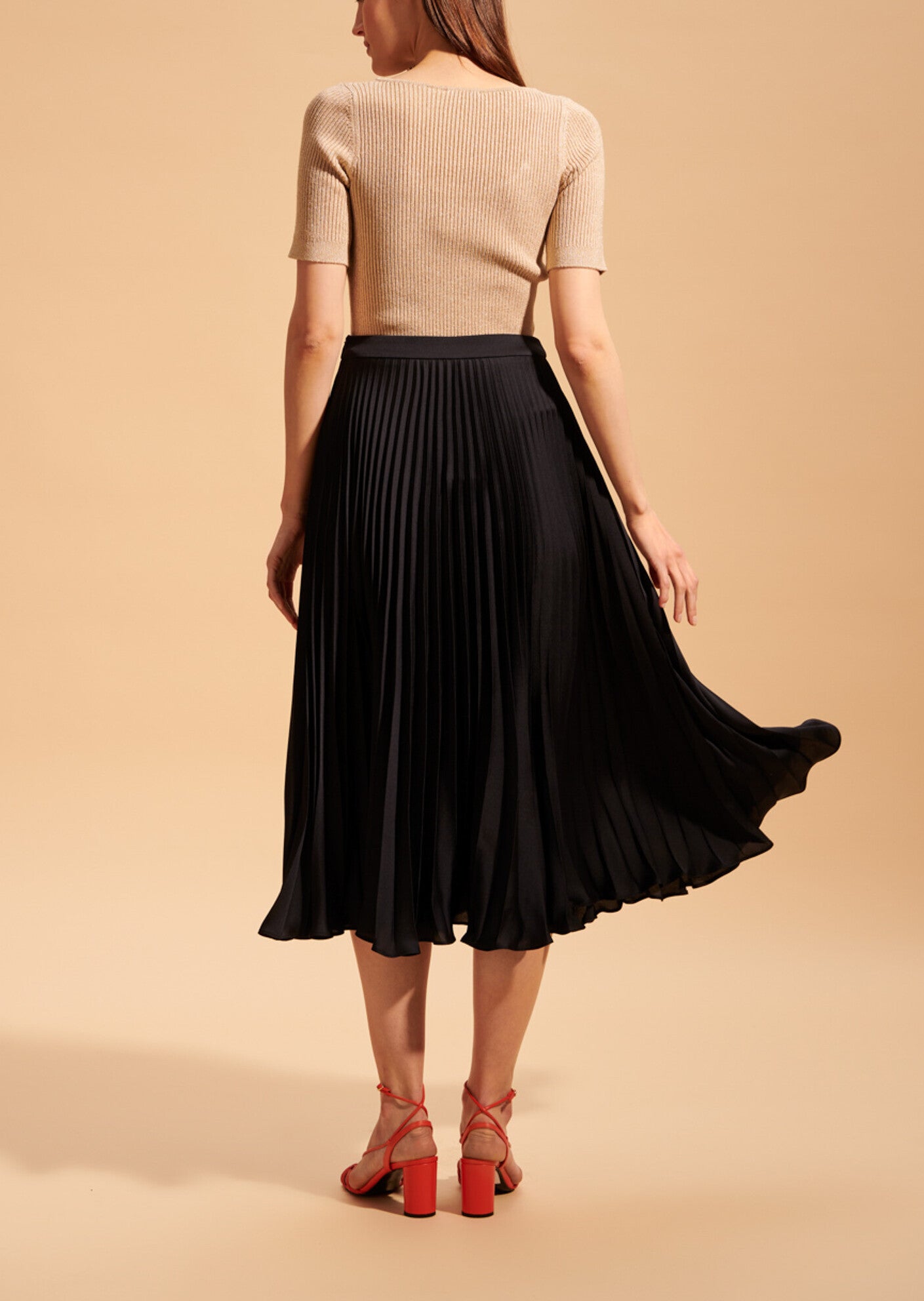 Jupe Juline bleu nuit Faume - seconde main