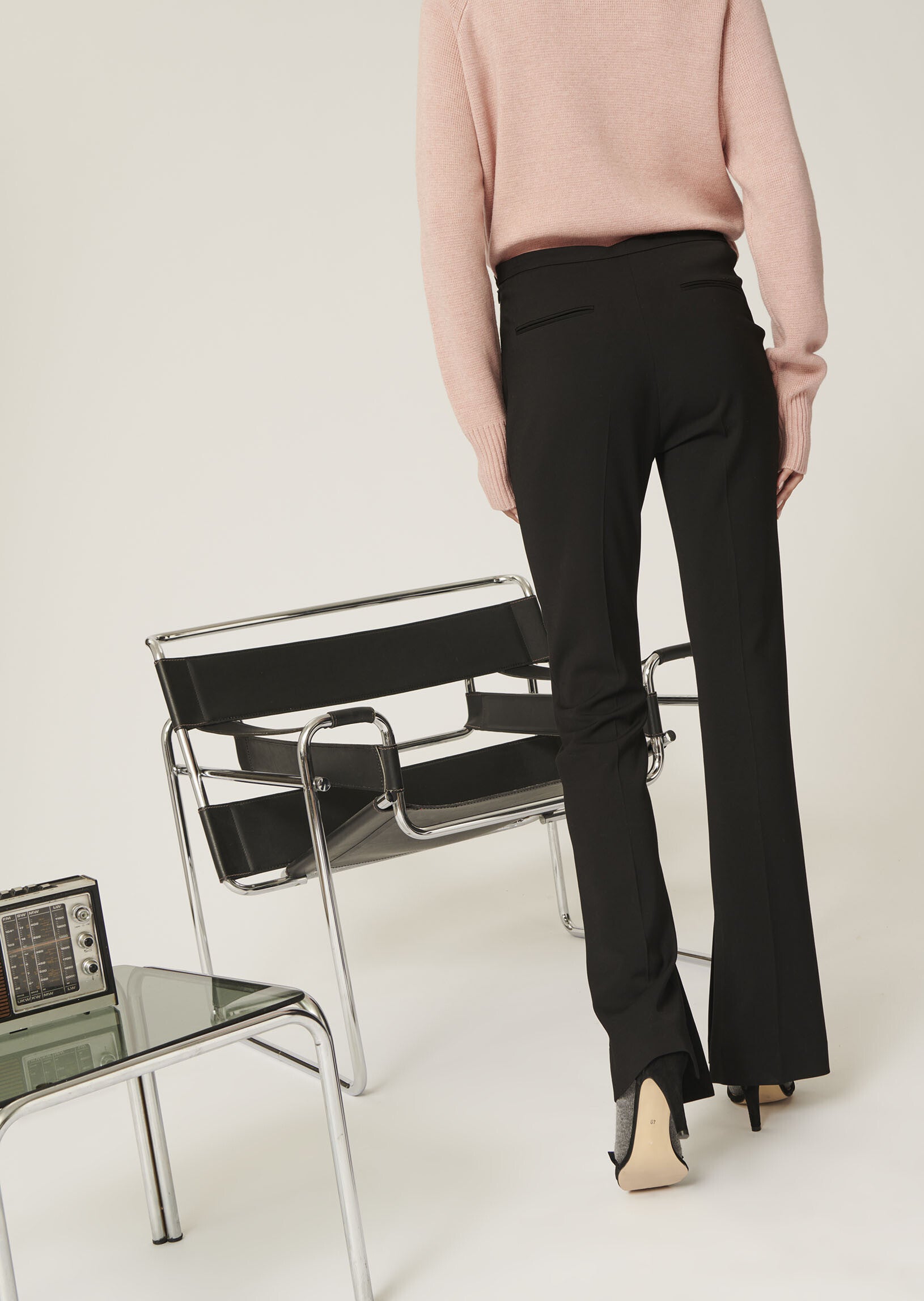 Pantalon Pharel noir en tailleur technique Faume - seconde main