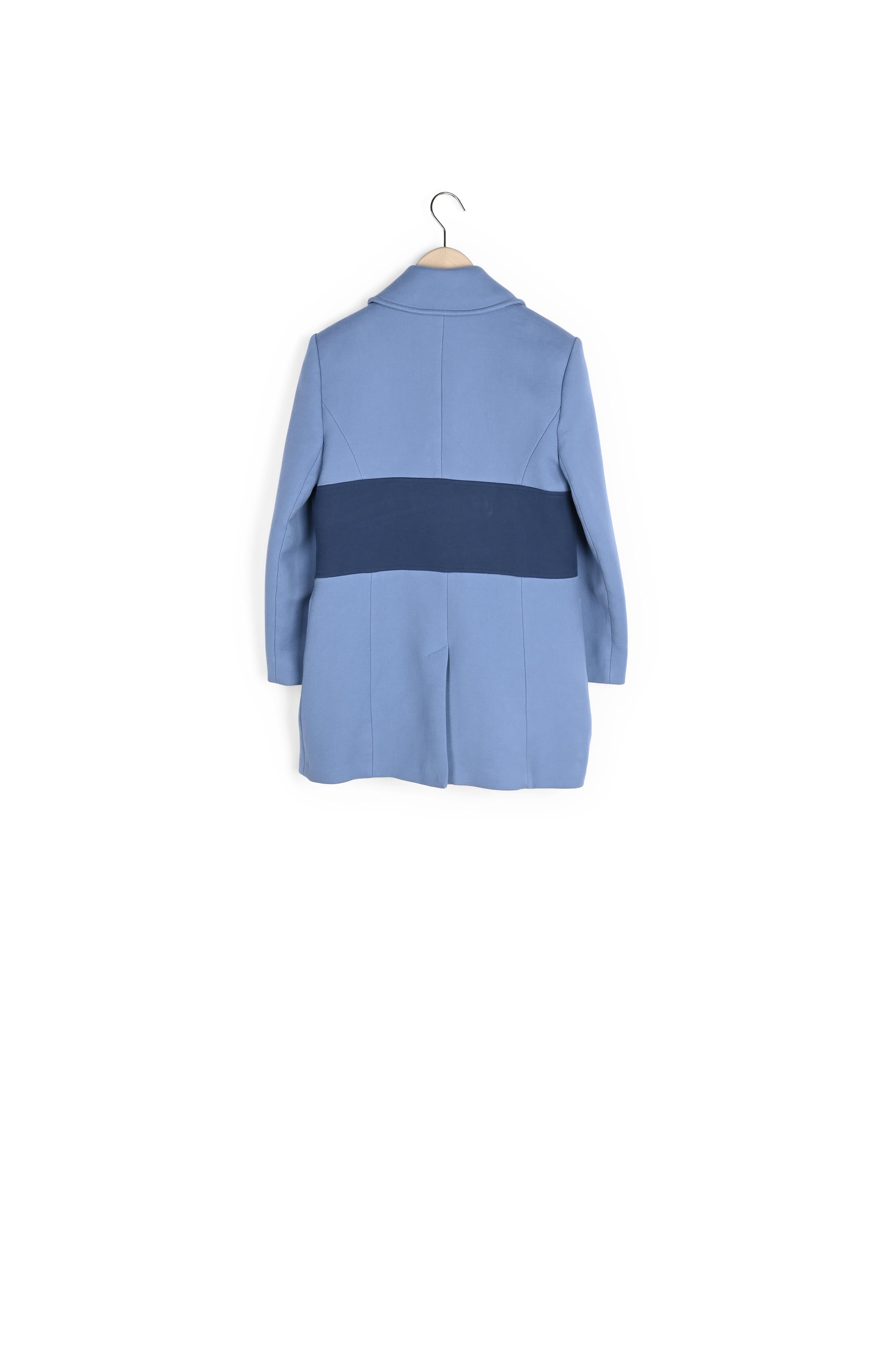 Manteau Marinella bleu en double coton Faume - seconde main