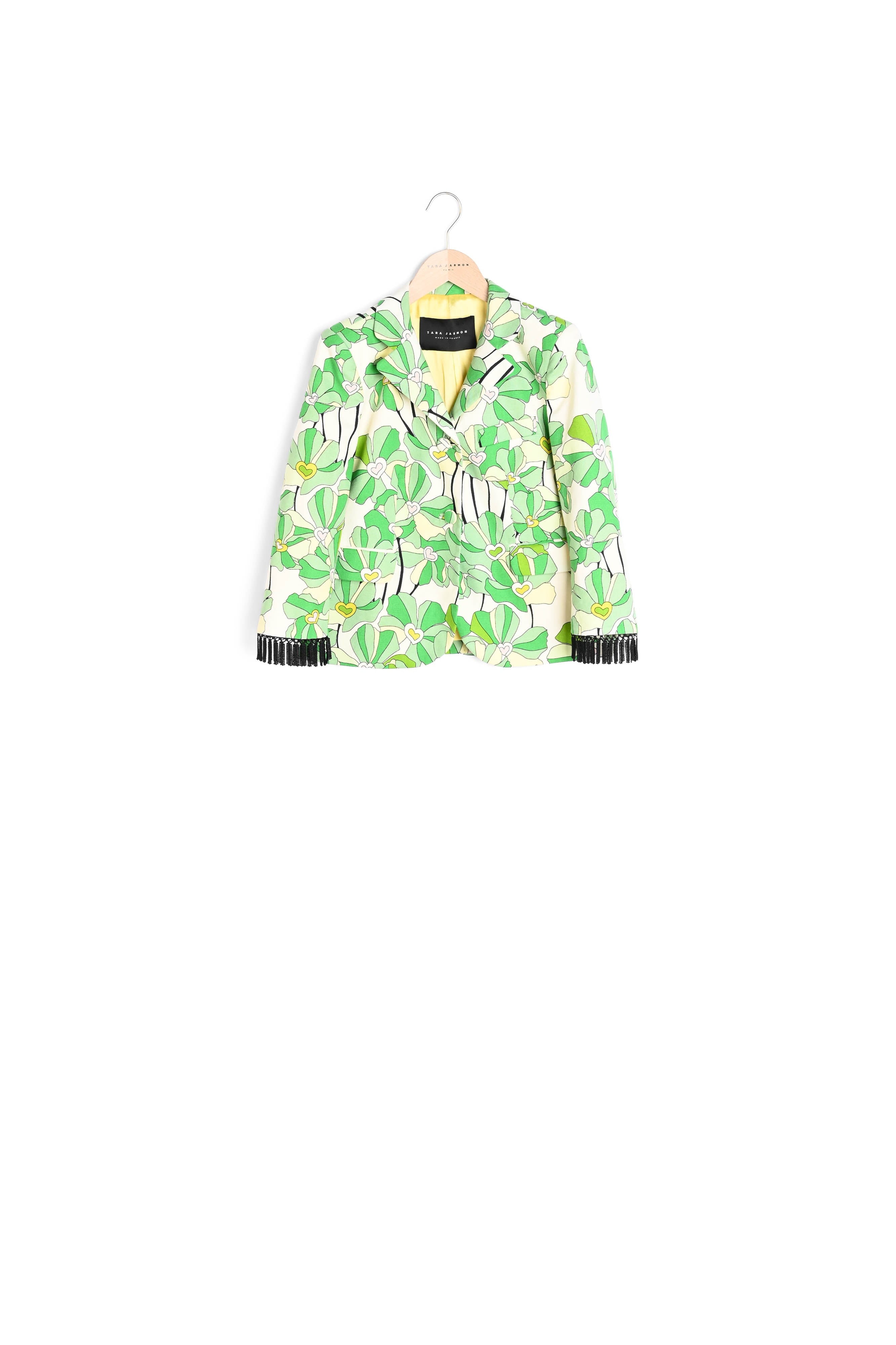 Veste Valensole verte imprimée à fleurs Faume - seconde main