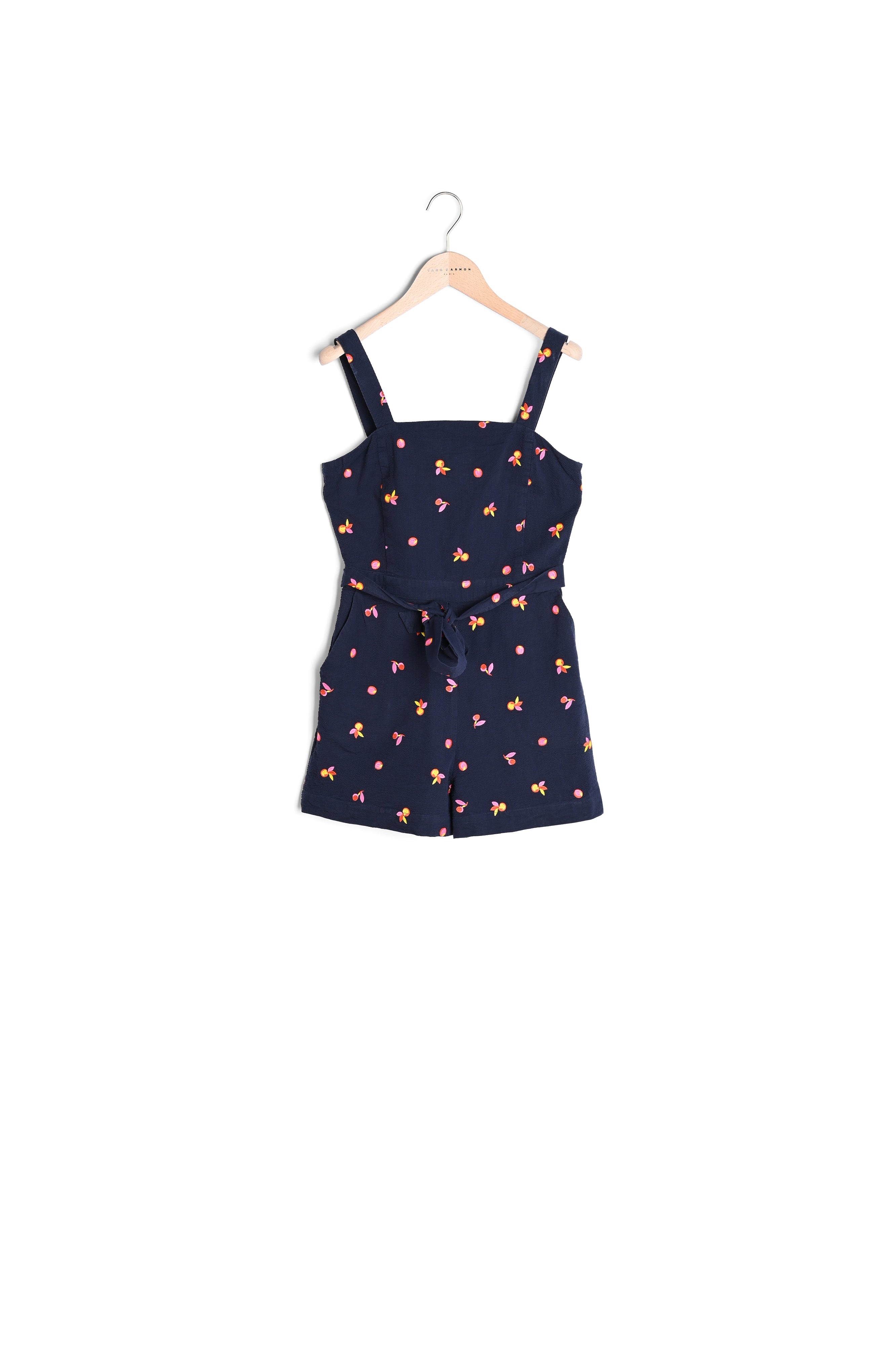 Combi-short bleu nuit à motifs Faume - seconde main