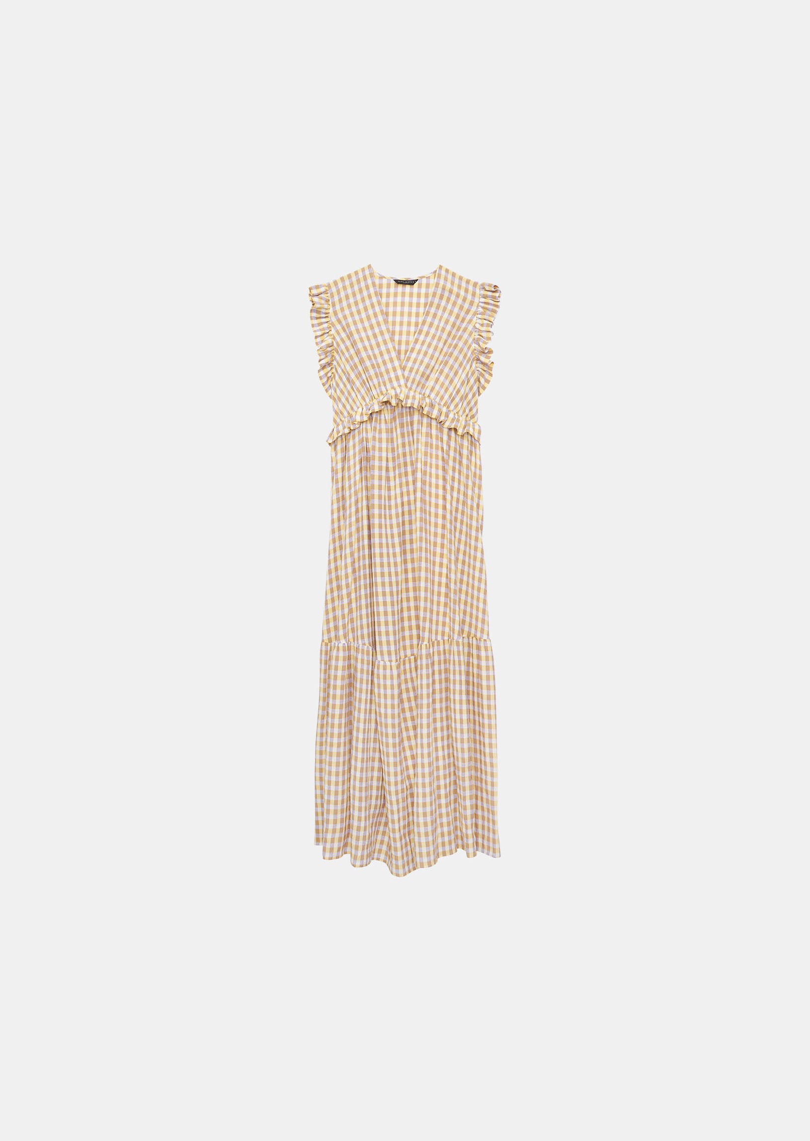 Robe Romi violette en vichy Faume - seconde main