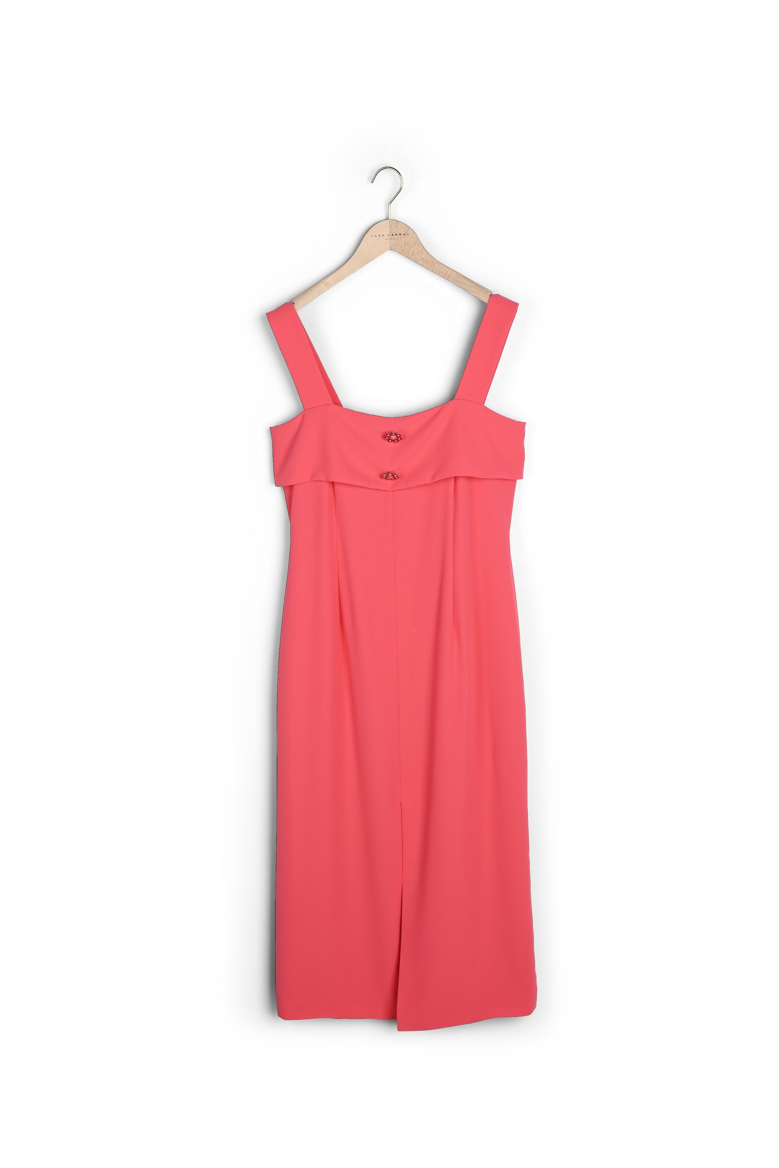 Robe Remo rose en crêpe Faume - seconde main