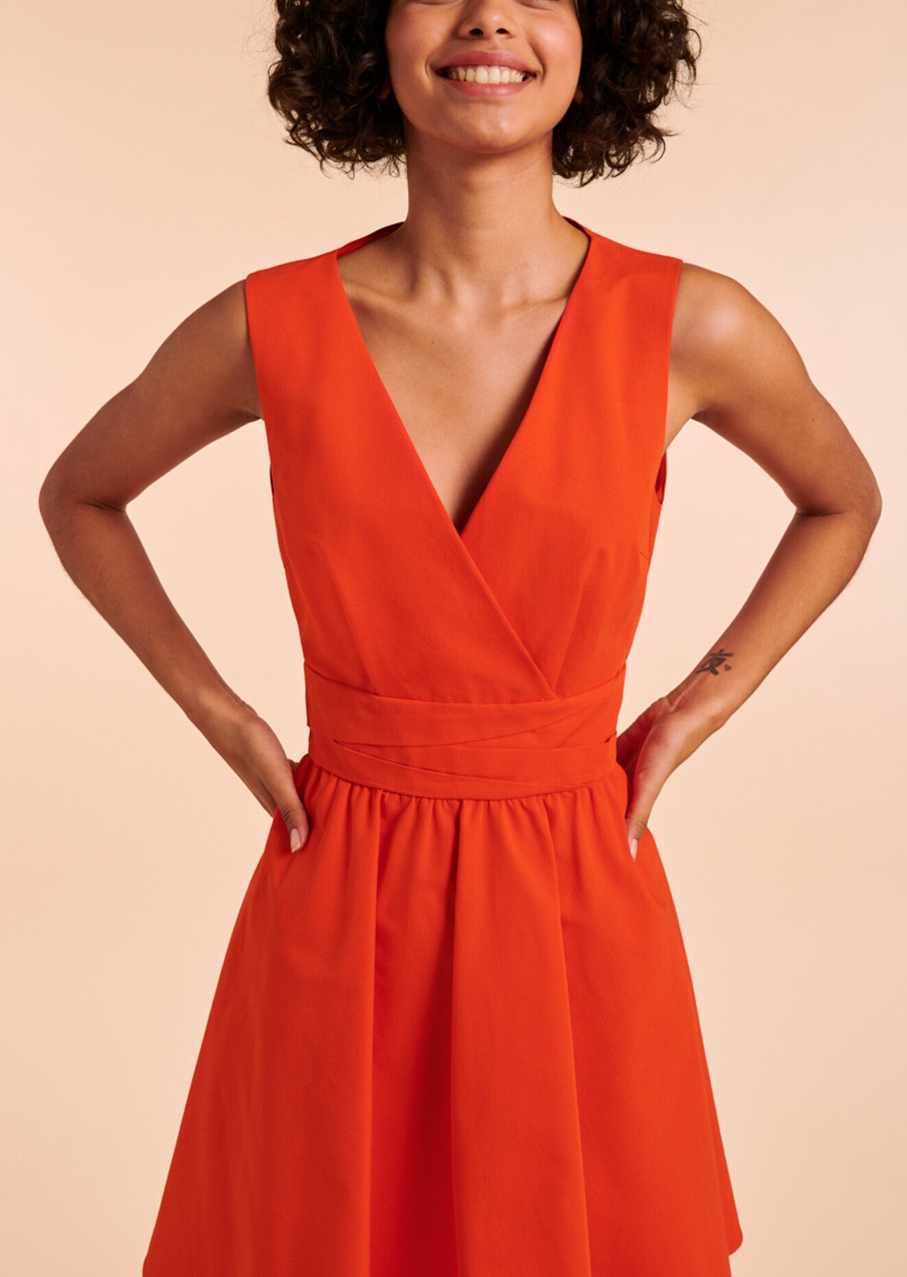 Robe Romilda passion en ottoman Faume - seconde main