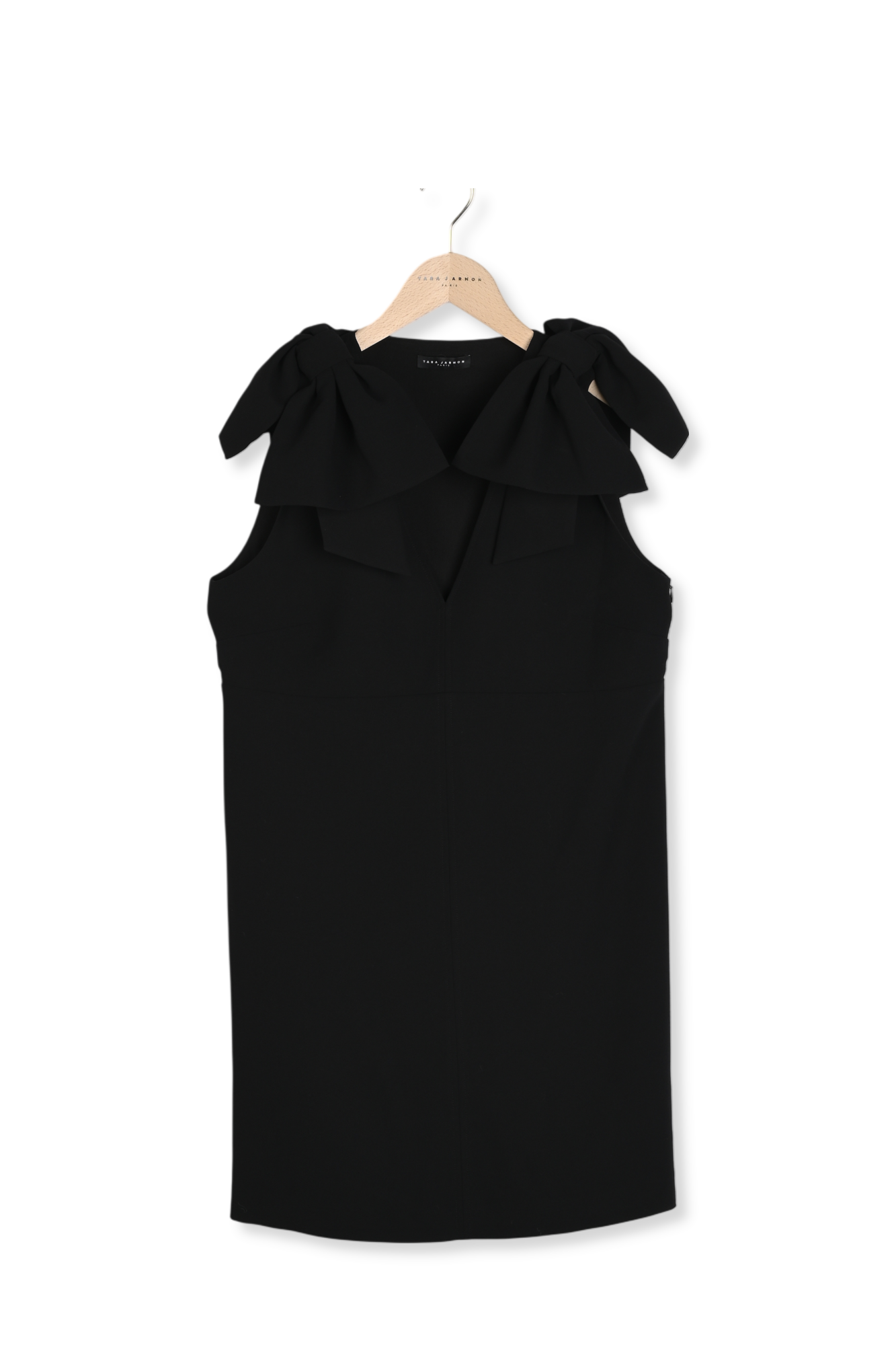 Robe Remarquable noire en crêpe Faume - seconde main