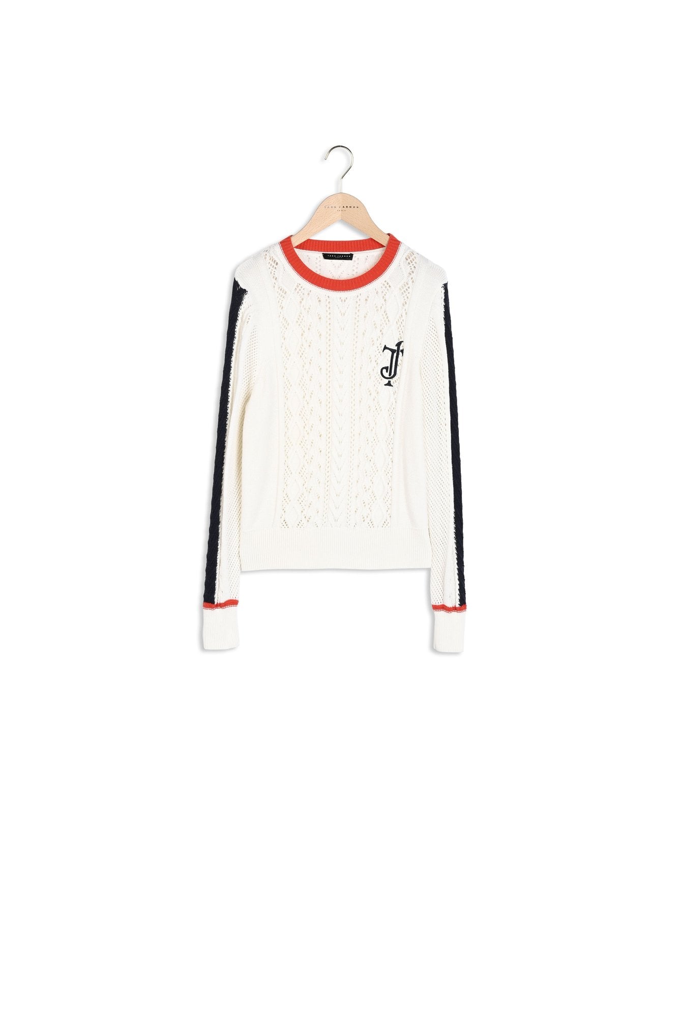 Pull Pacifique écru en coton Faume - seconde main