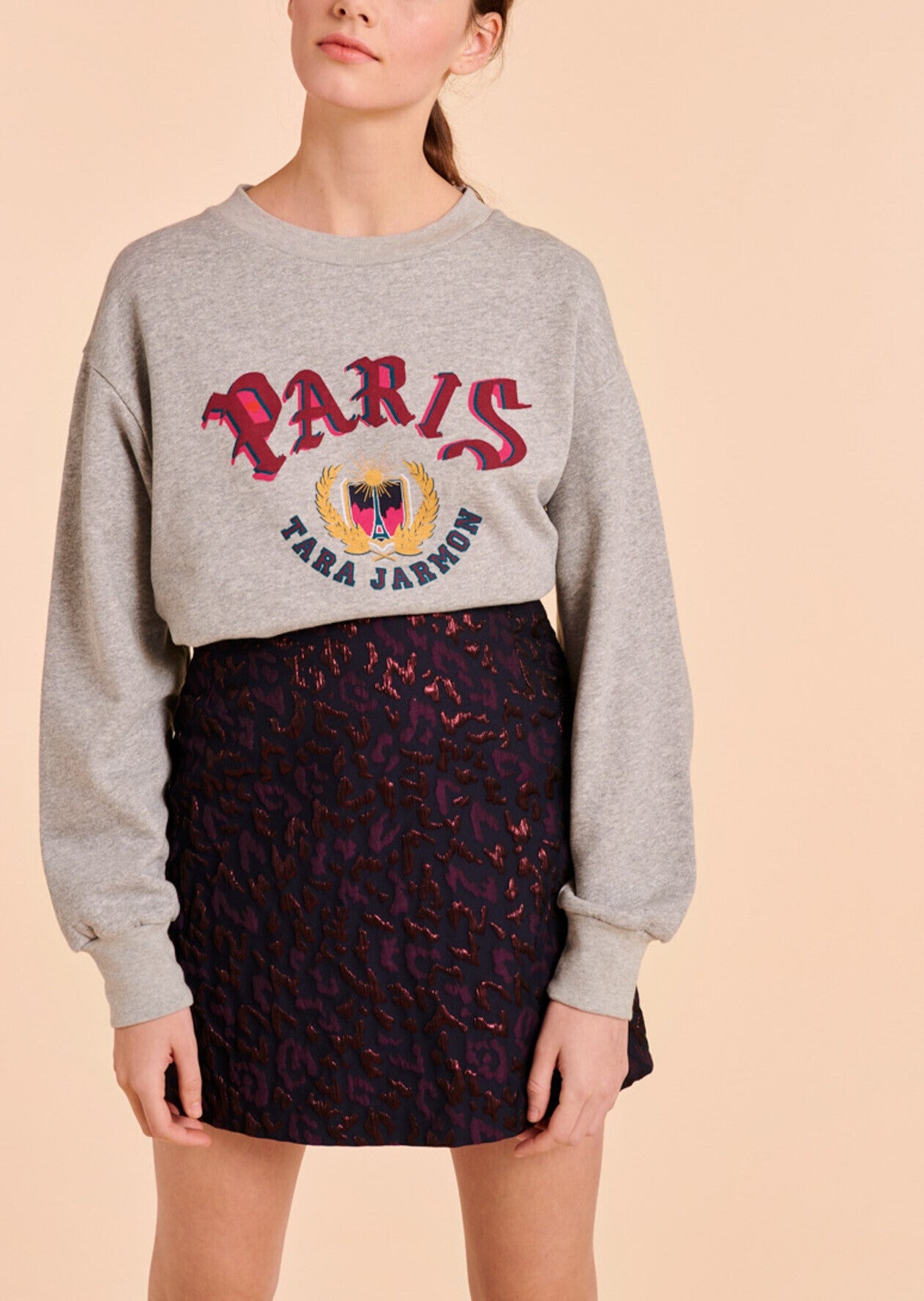 Jupe Jada en jacquard léopard Faume - seconde main