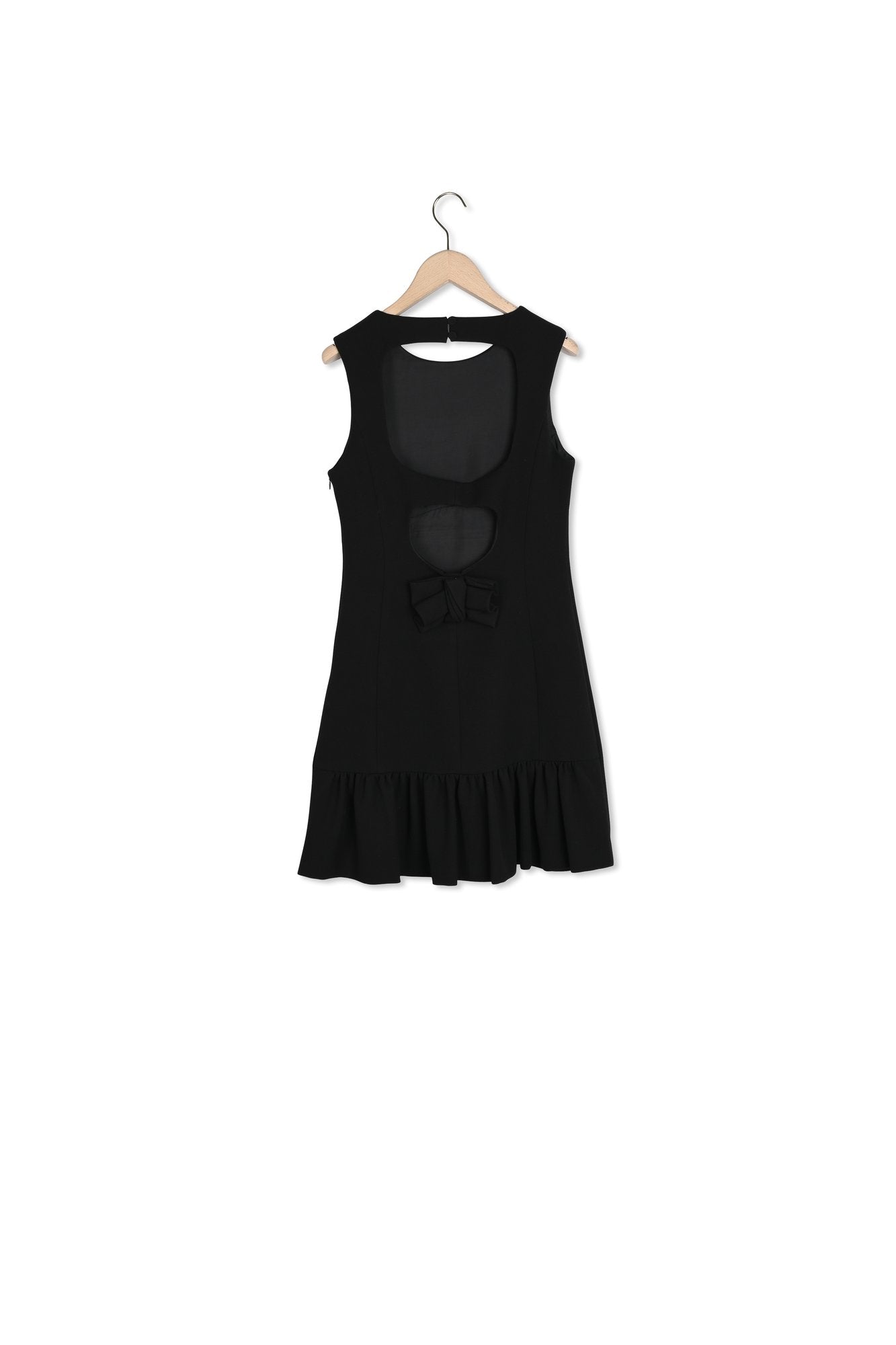 Robe Romea noire en crêpe Faume - seconde main