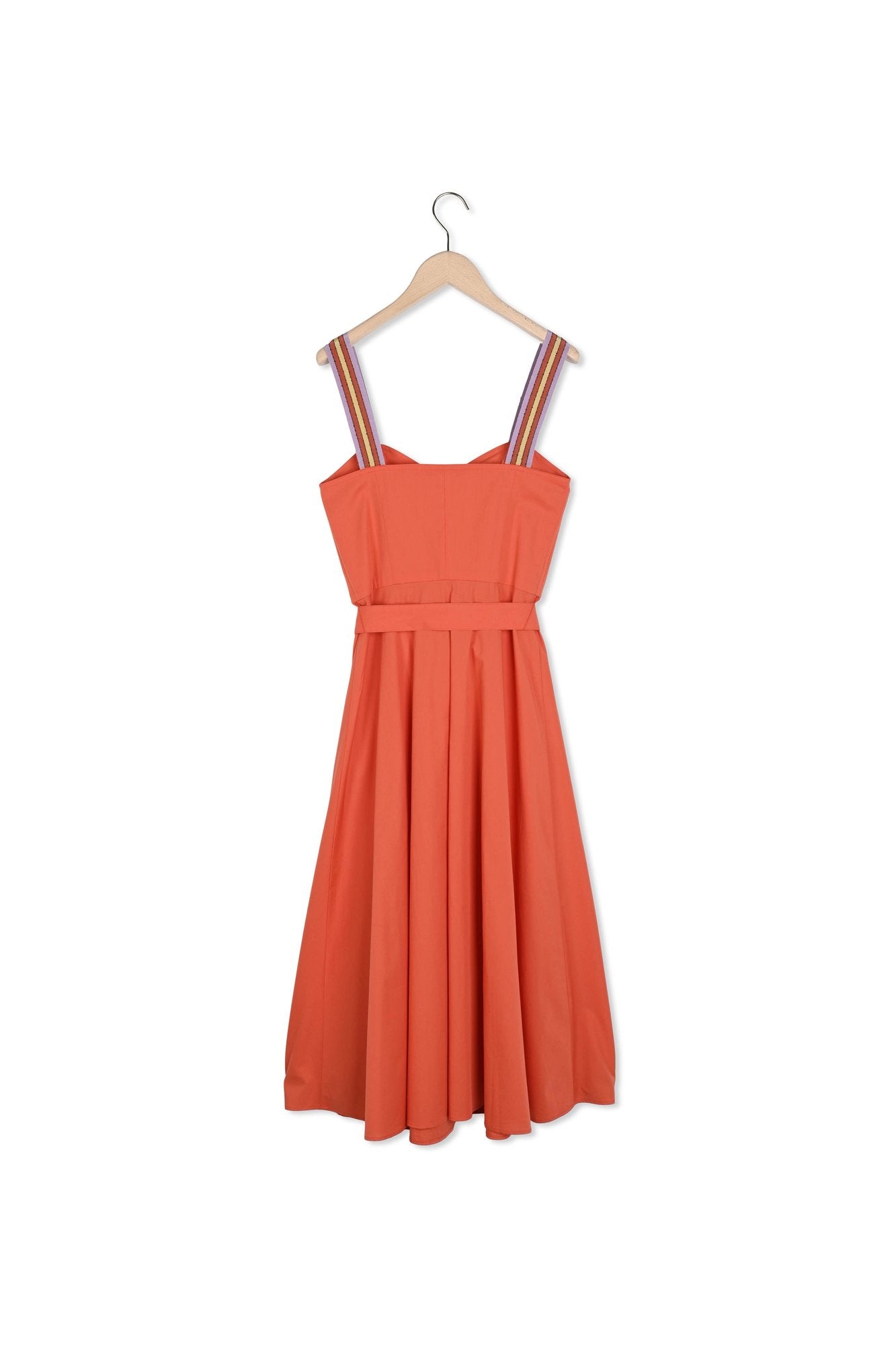 Robe Raquella rouge en popeline Faume - seconde main