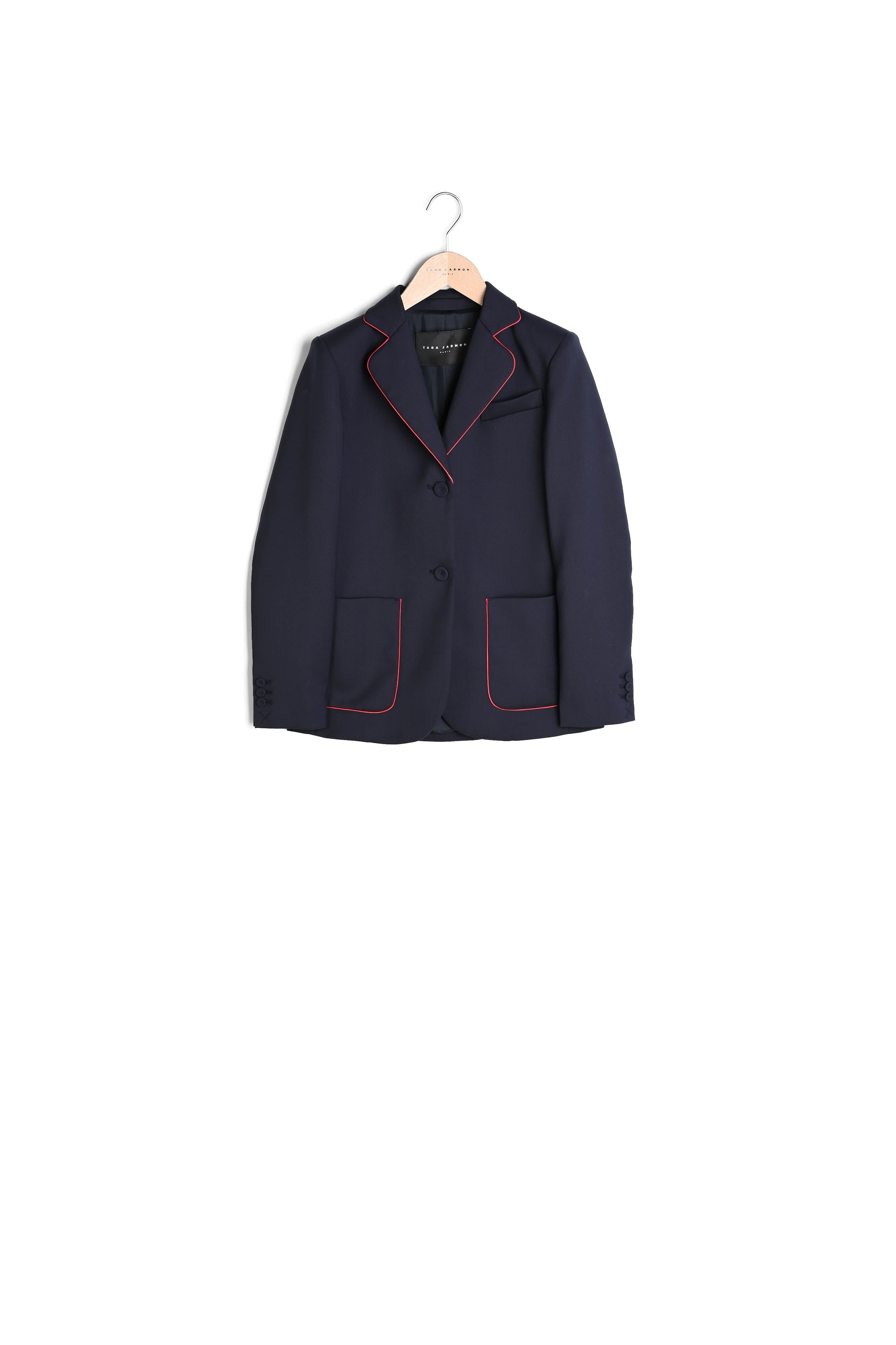 Veste Verona bleu nuit en laine froide Faume - seconde main