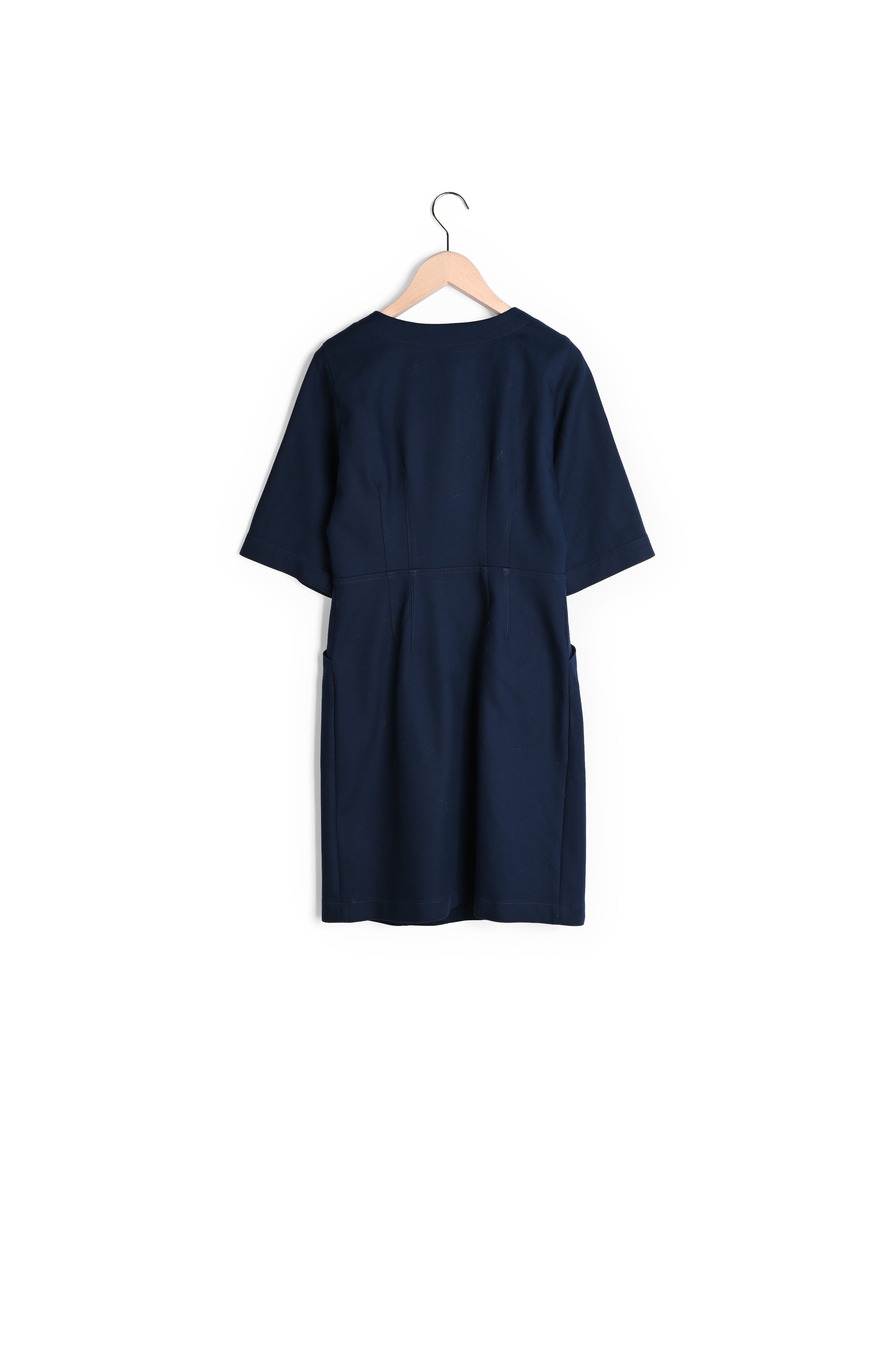 Robe Rima en coton twill marine Faume - seconde main