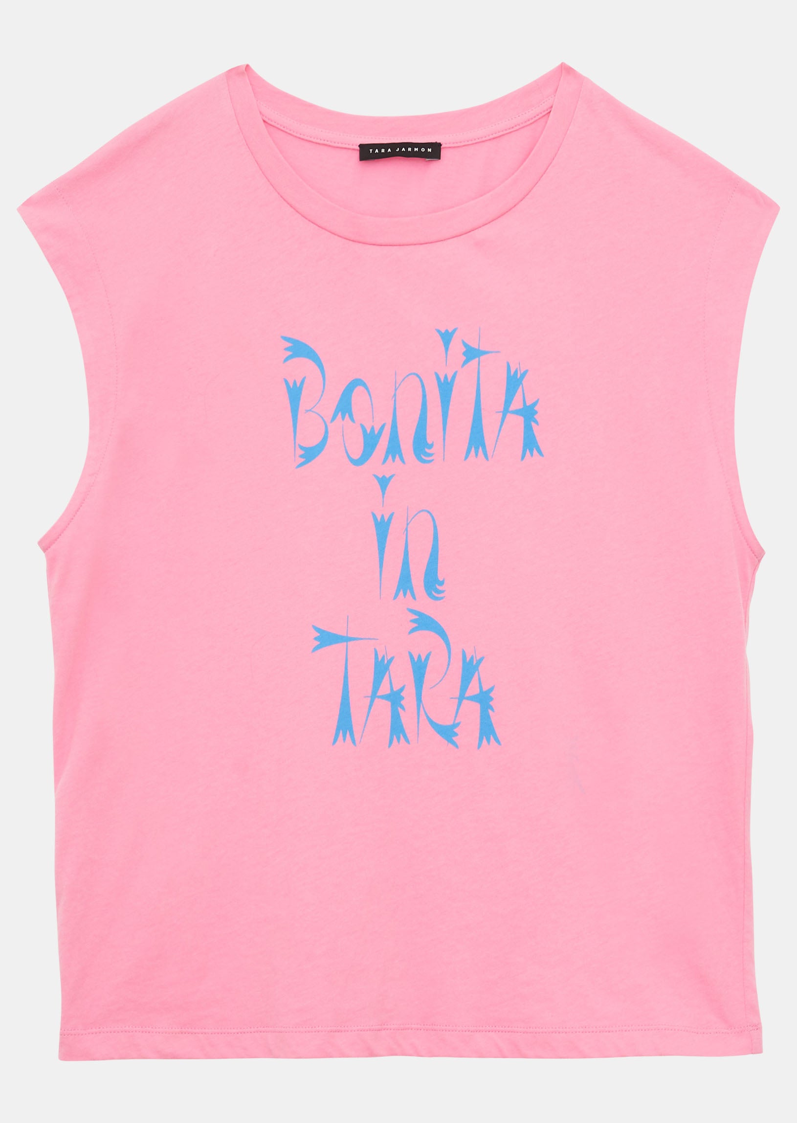 T-shirt Tenerife rose en coton Faume - seconde main