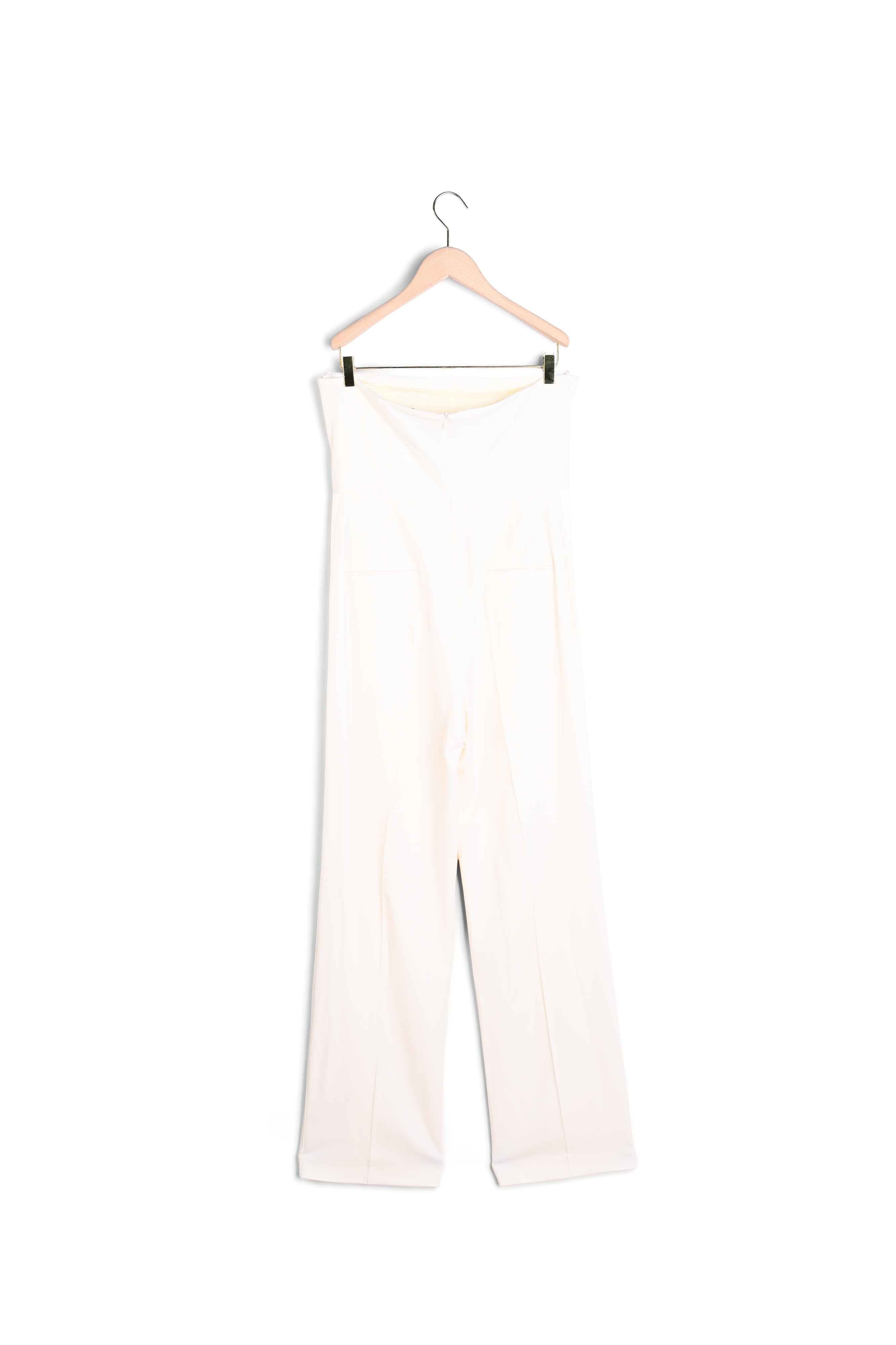 Combinaison bustier Perry écrue en laine froide Faume - seconde main