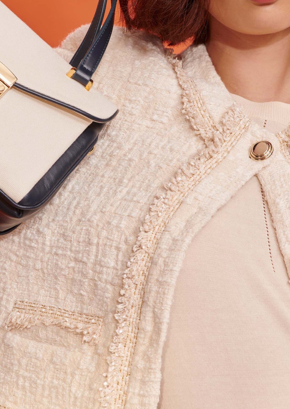 Veste Virgine écru en tweed Faume - seconde main