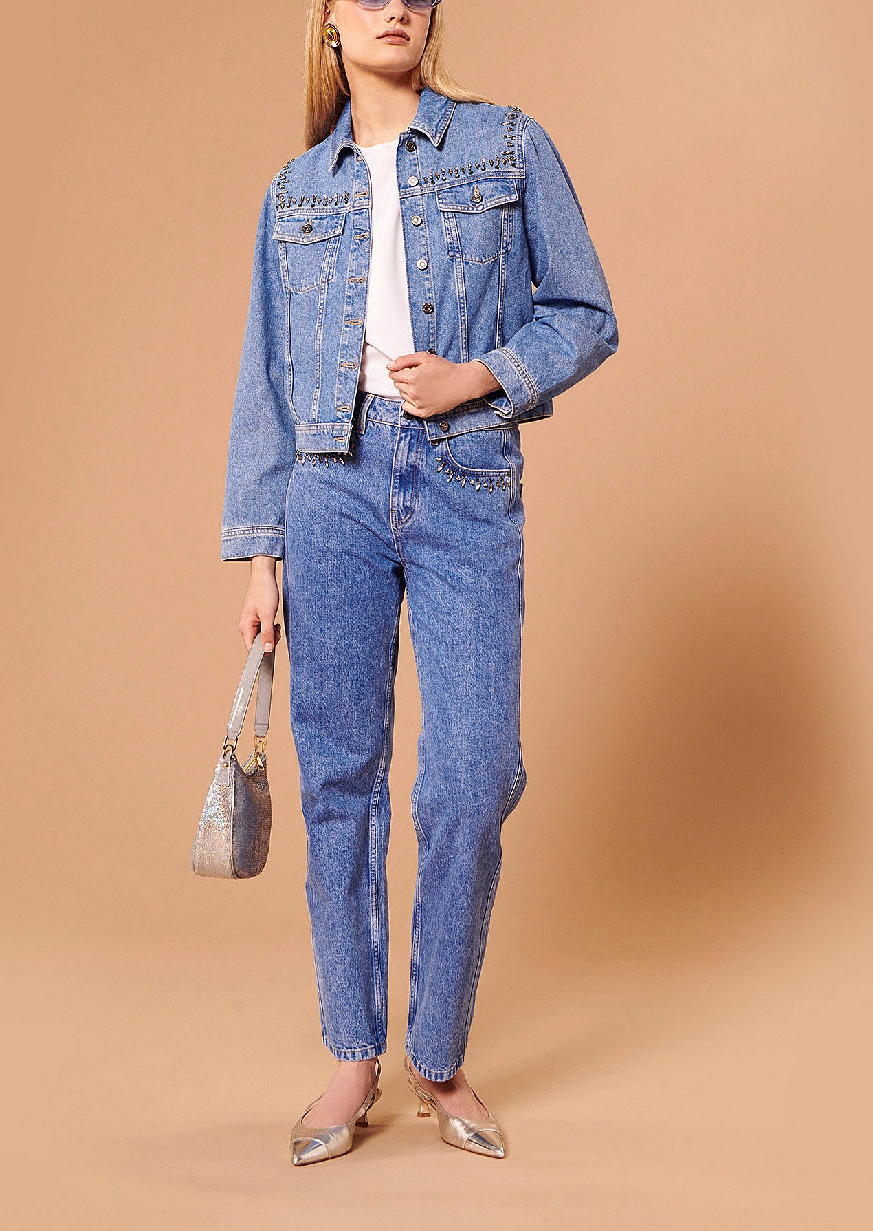 Veste Valerie bleue en denim Faume - seconde main