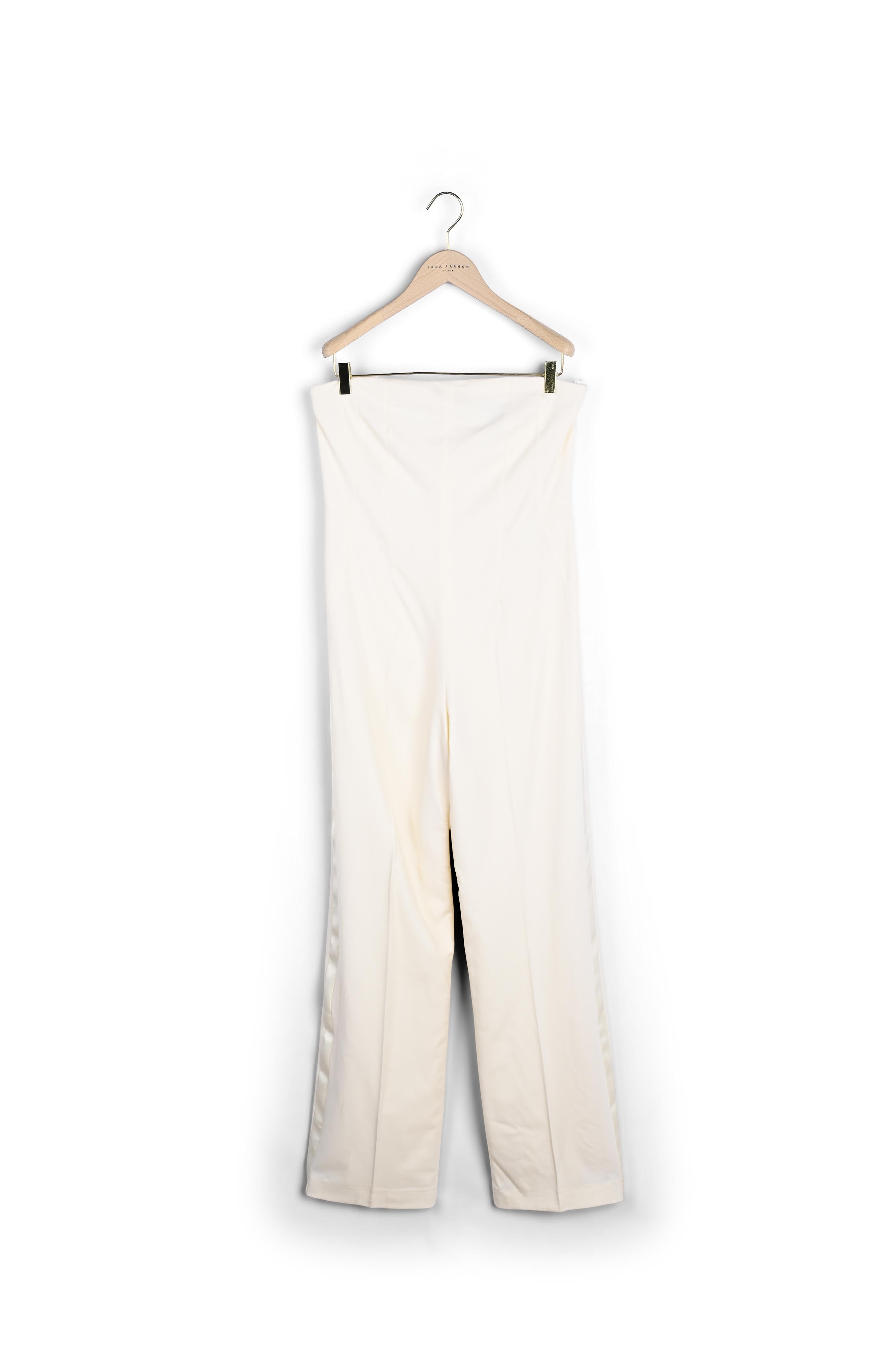 Combinaison bustier Perry écrue en laine froide Faume - seconde main