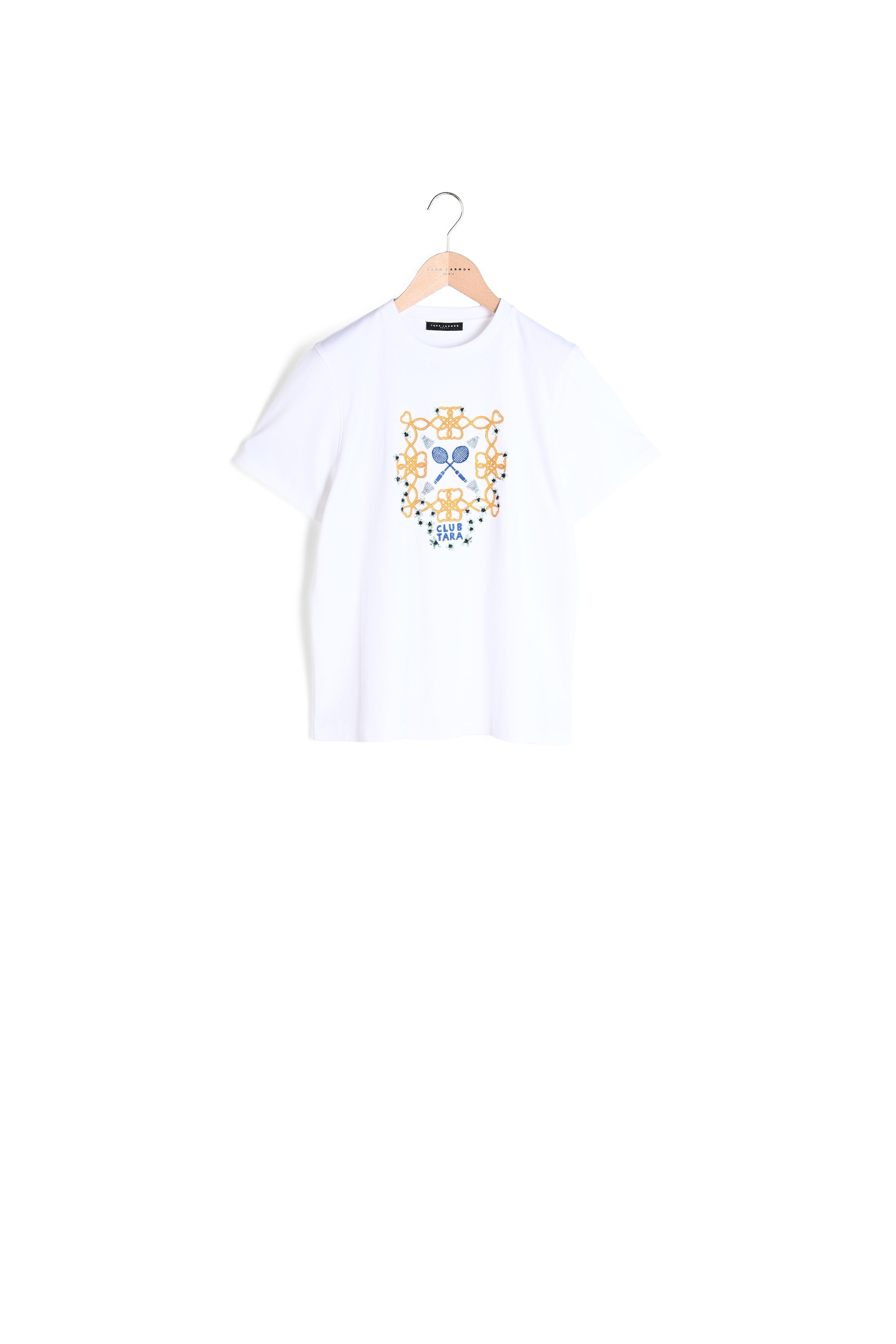 T-shirt Taraclub blanc en jersey Faume - seconde main