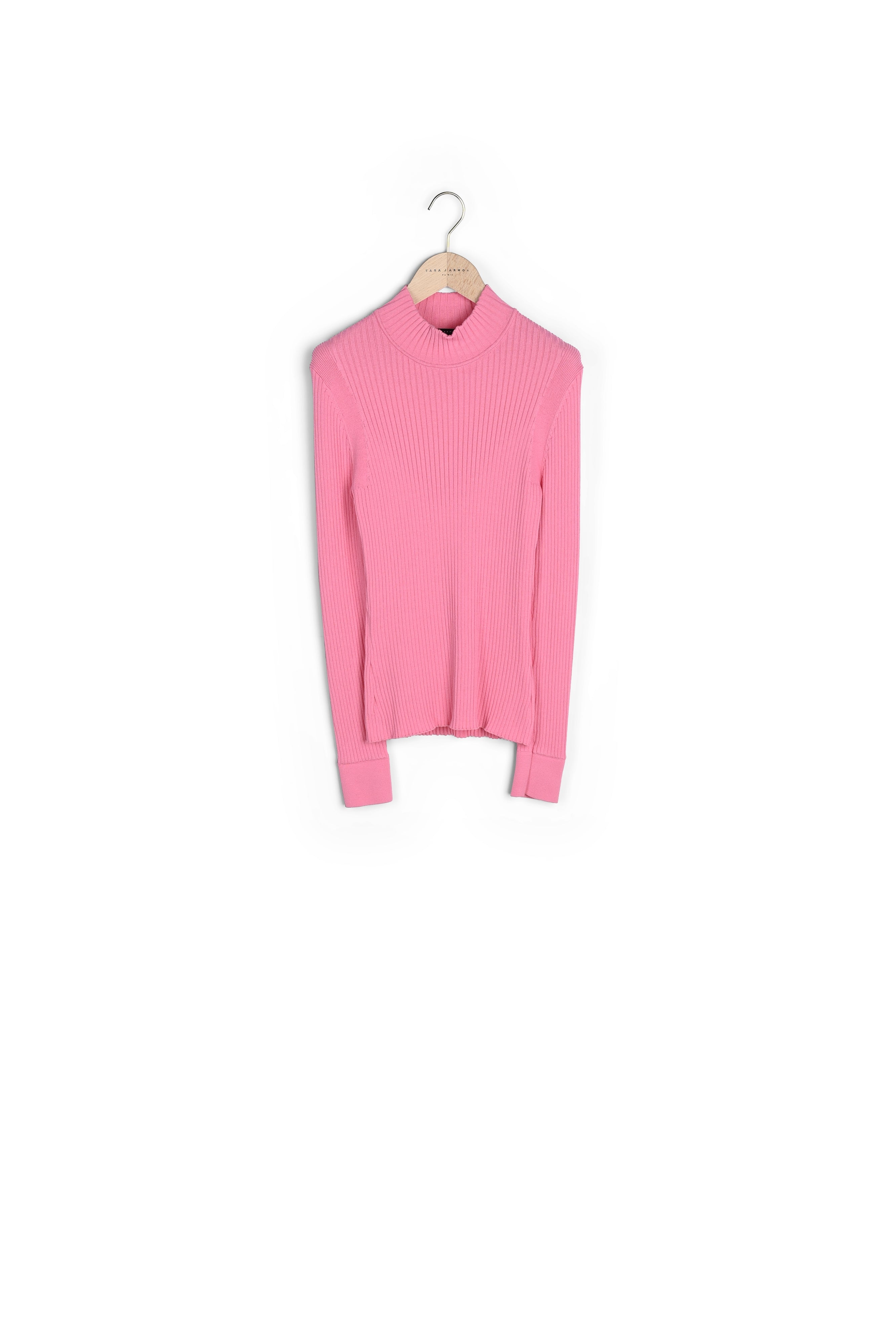 Pull Prudie rose côtelé Faume - seconde main