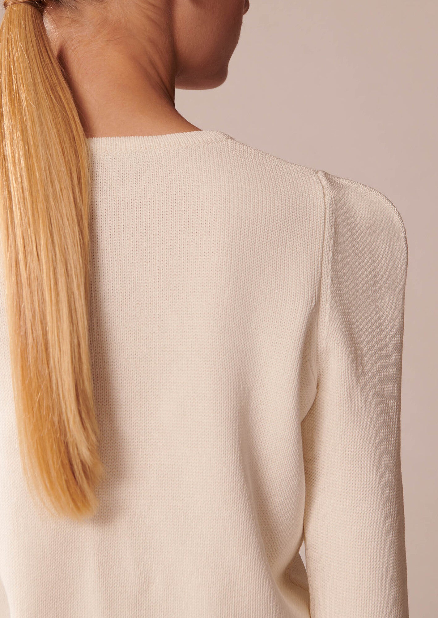 Gilet Glenn écru en coton irisé Faume - seconde main