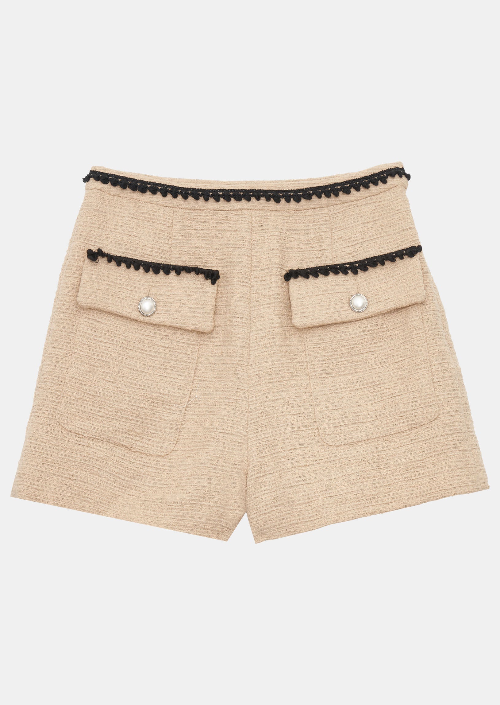 Short Solea beige en tweed Faume - seconde main