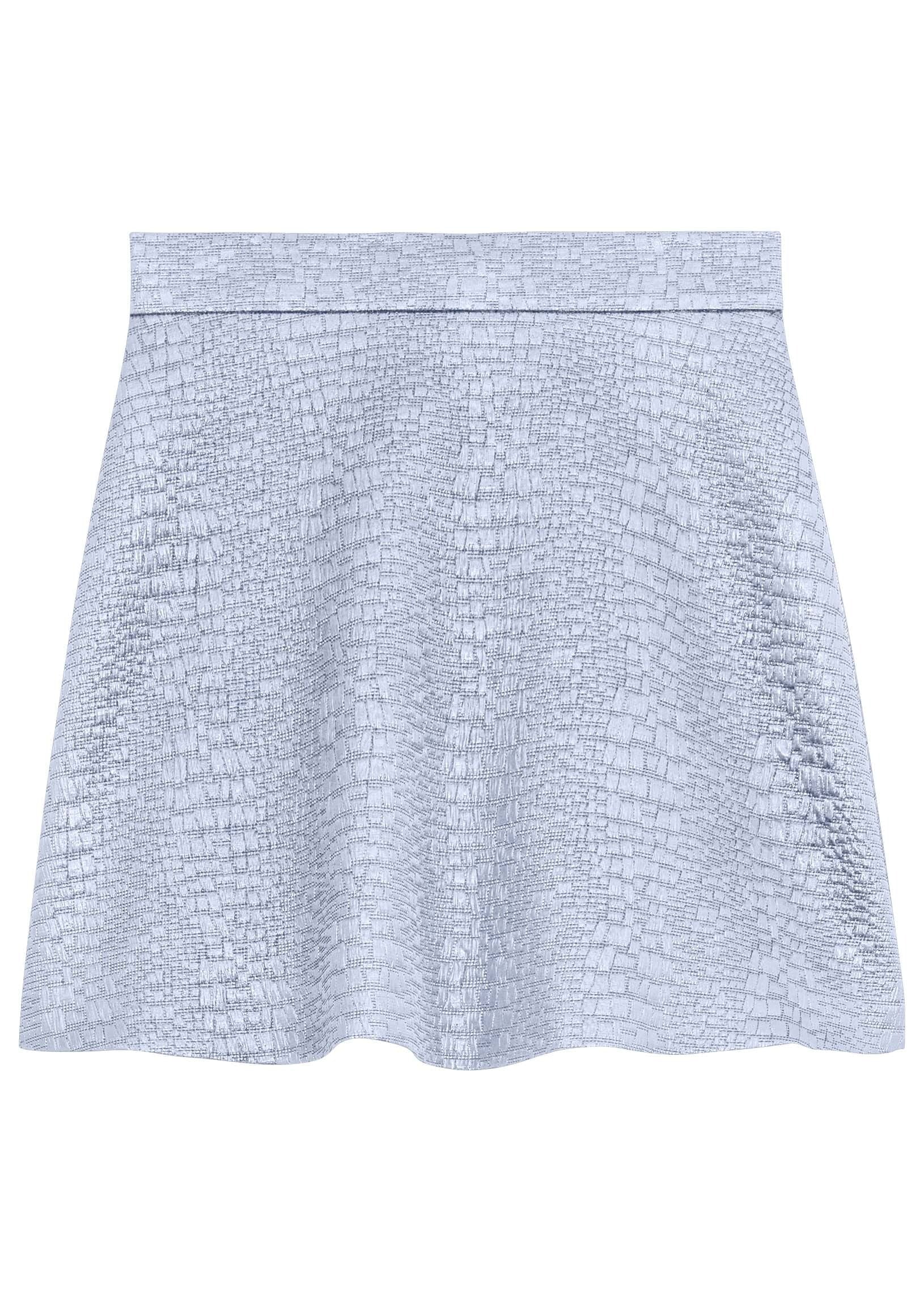 Jupe Jaina bleu clair en jacquard lurex Faume - seconde main