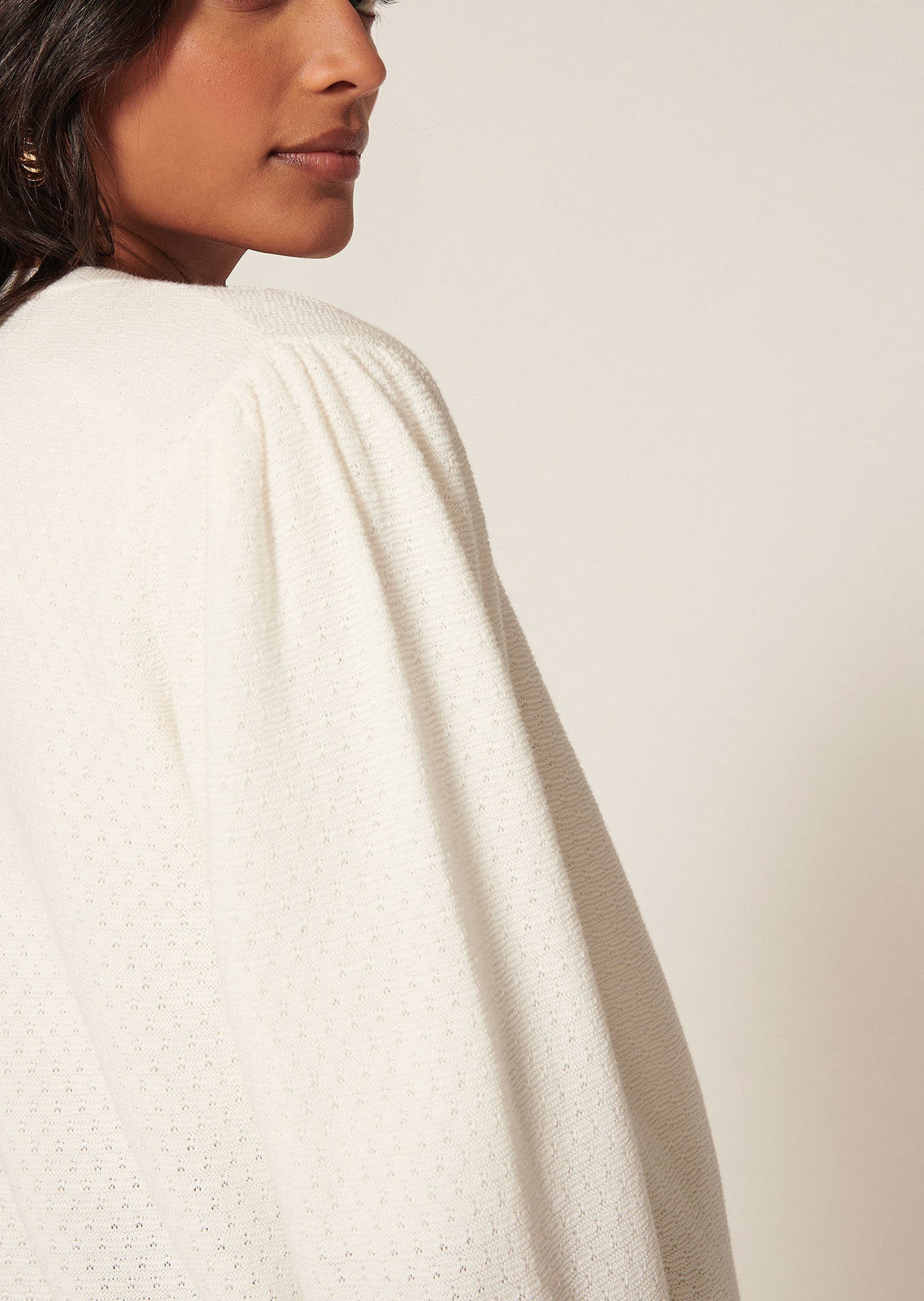 Gilet Grace blanc en coton extrafin Faume - seconde main