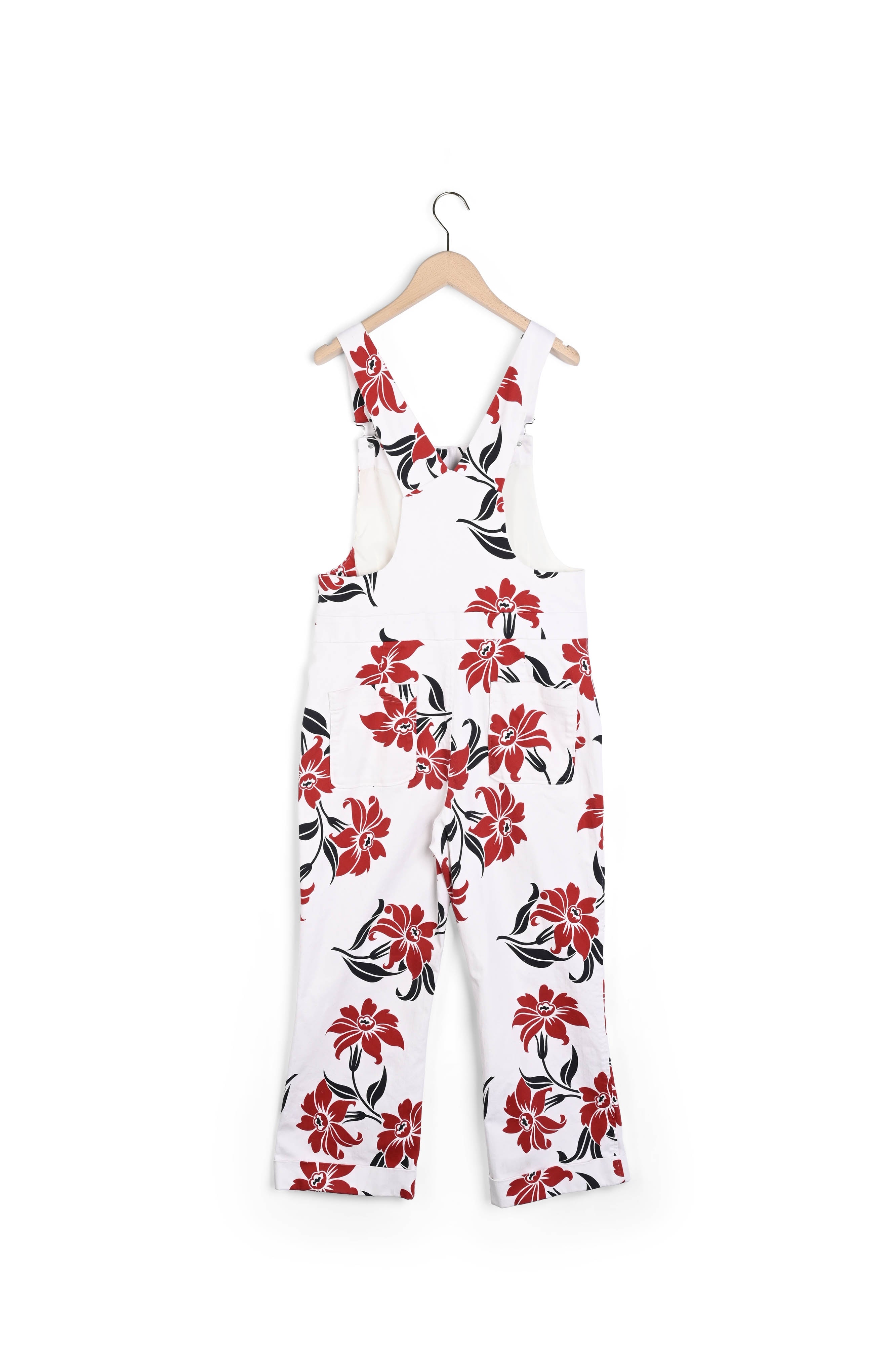 Salopette Carolyn écrue imprimé fleurs de lys en coton Faume - seconde main