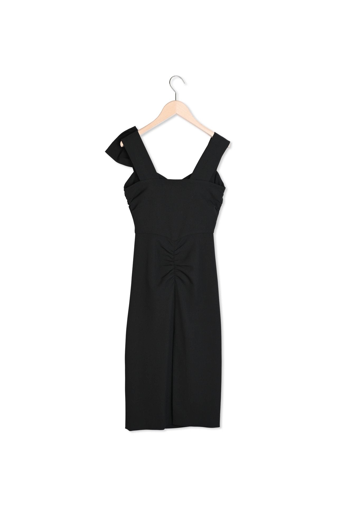Robe Rotaria noire en toile stretch Faume - seconde main