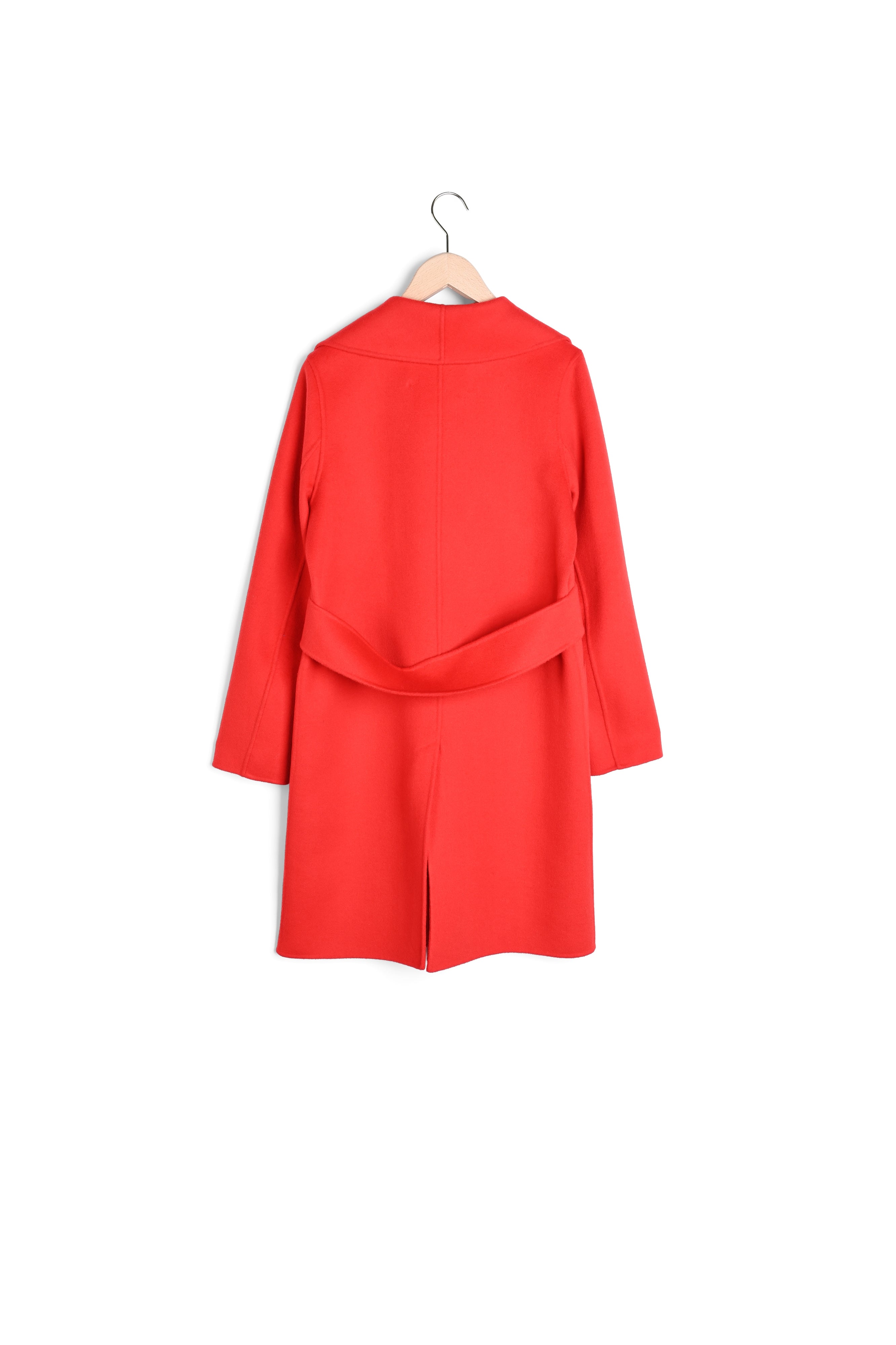 Manteau Masha double face coquelicot en laine Faume - seconde main